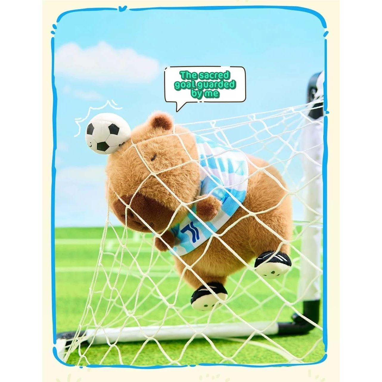 RicoConejo Juguete de Peluche Capibara 22.86 cm Marrón