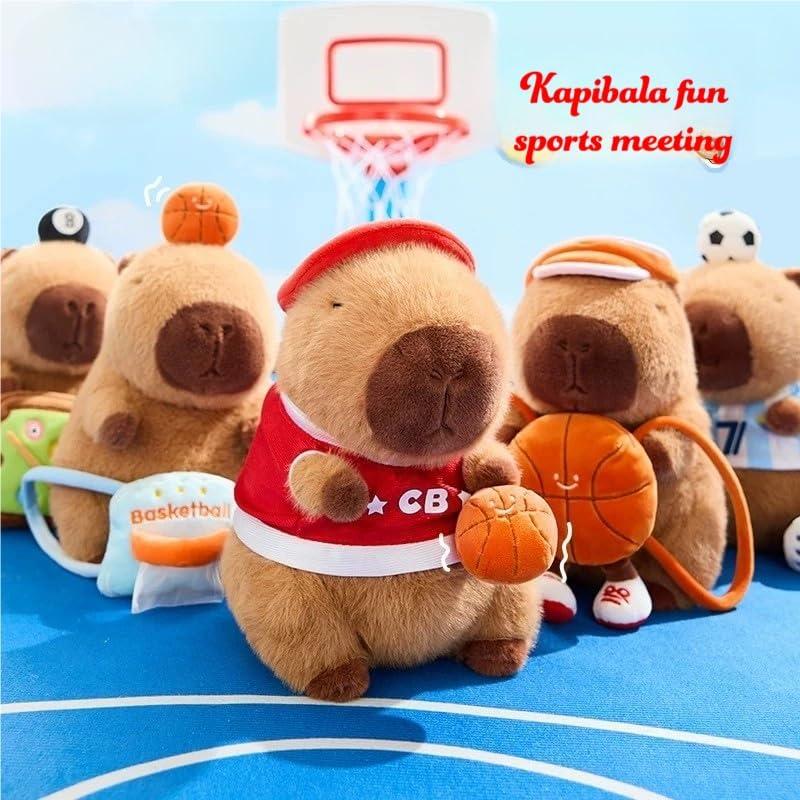 RicoConejo Juguete de Peluche Capibara 22.86 cm Marrón