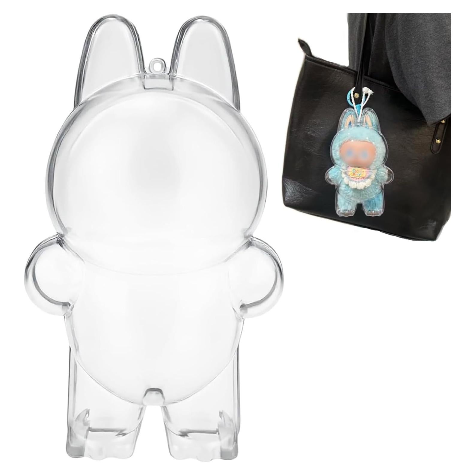 Funda Protectora LABUBU Emocionante Macaron PVC Transparente