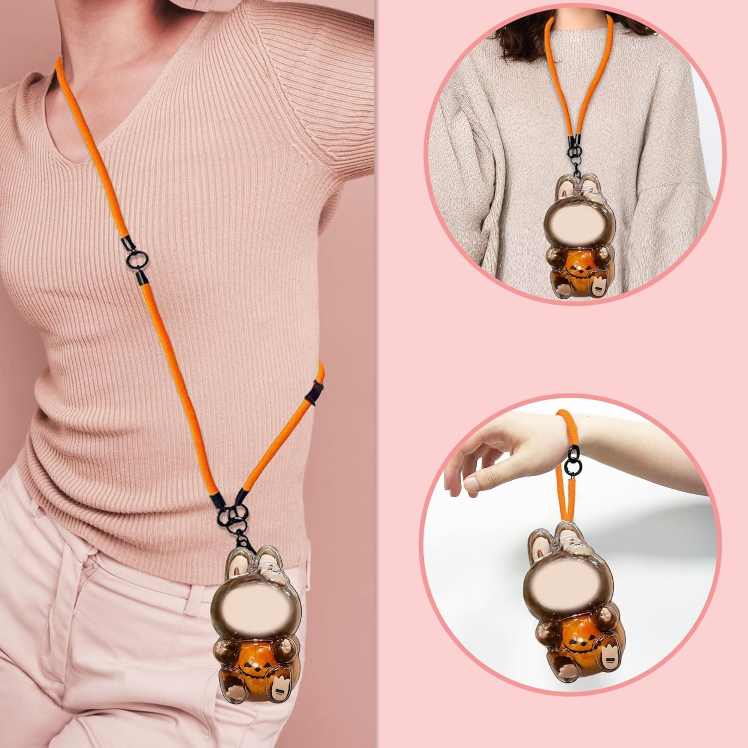 Funda Protectora de Acrílico LABUBU para Muñeca 18.2x11.3cm