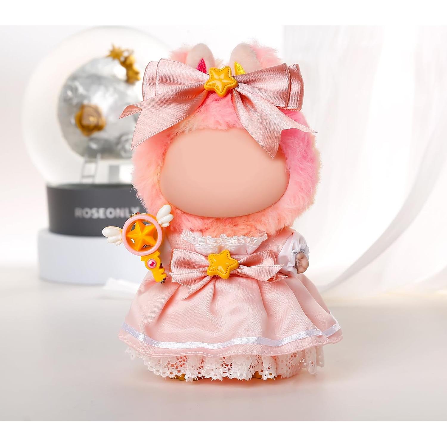 Conjunto de Ropa Rosa para Muñecas 17cm GNATE - 4 Piezas