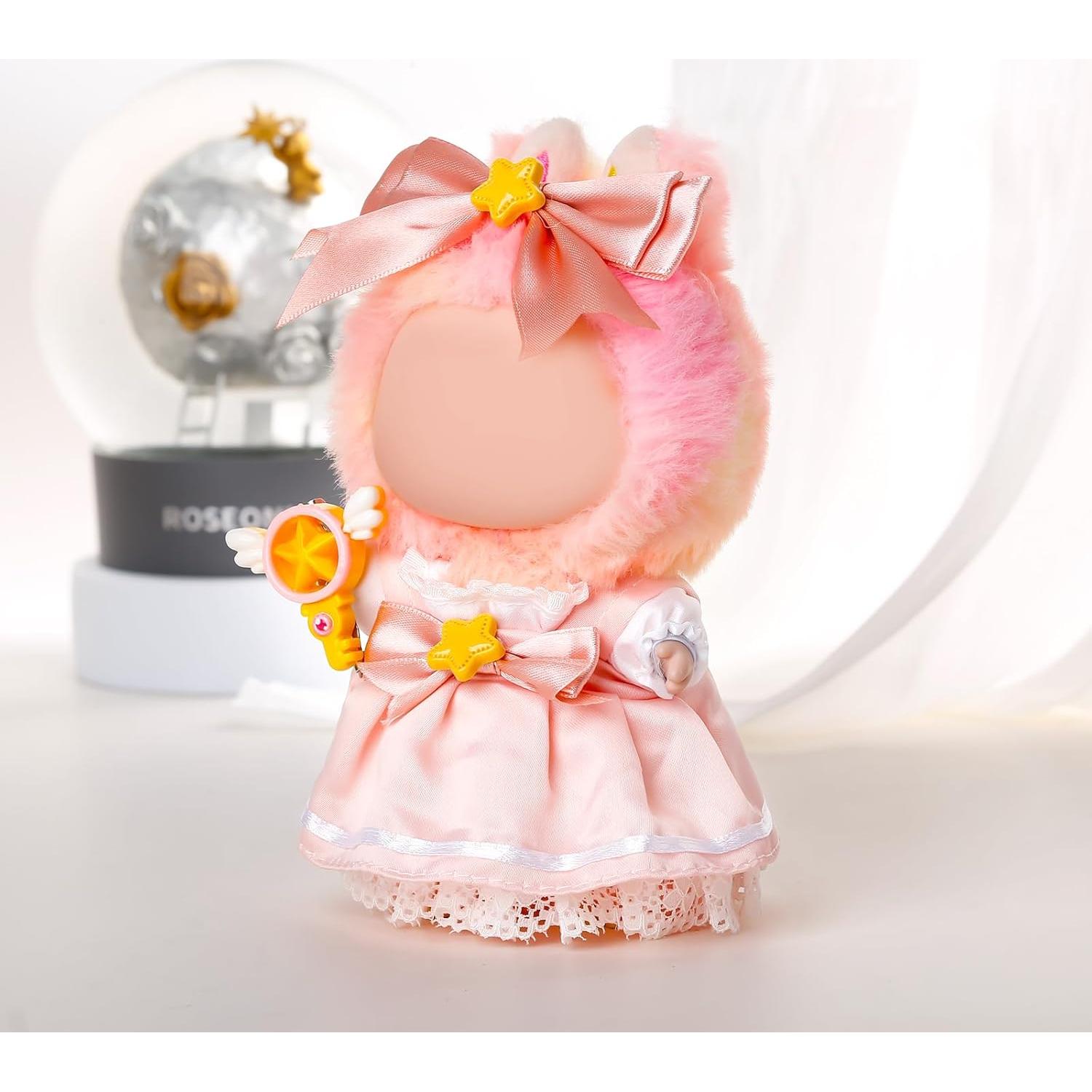 Conjunto de Ropa Rosa para Muñecas 17cm GNATE - 4 Piezas