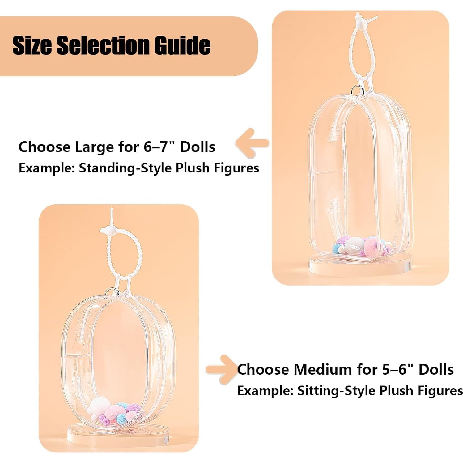 Estuche Protector Babeezy 2 Pcs para Figuras 5-6" (12.7-15.2 cm)