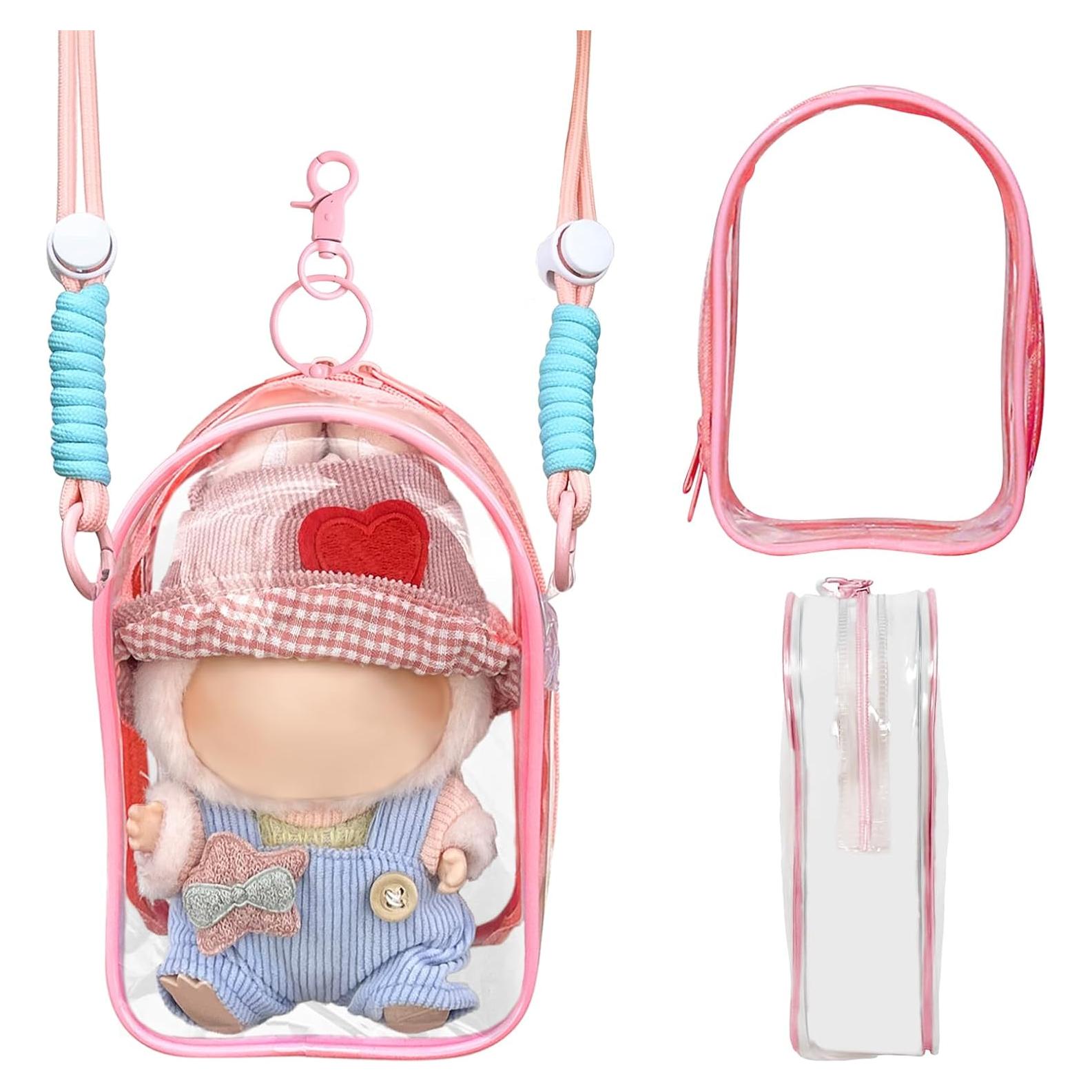 Funda Protectora Rosa para Muñecas de Peluche 15.24x10.16cm