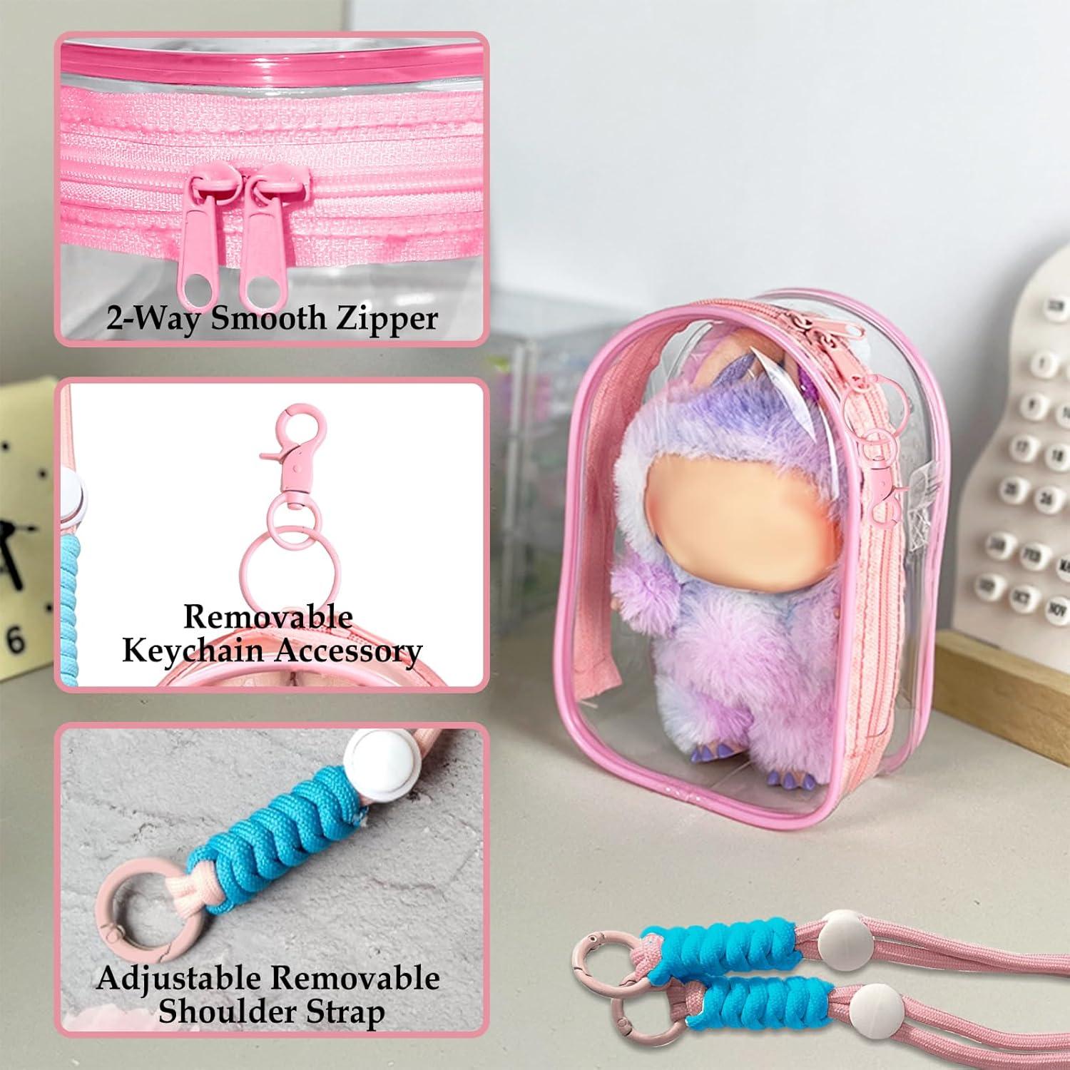 Funda Protectora Rosa para Muñecas de Peluche 15.24x10.16cm