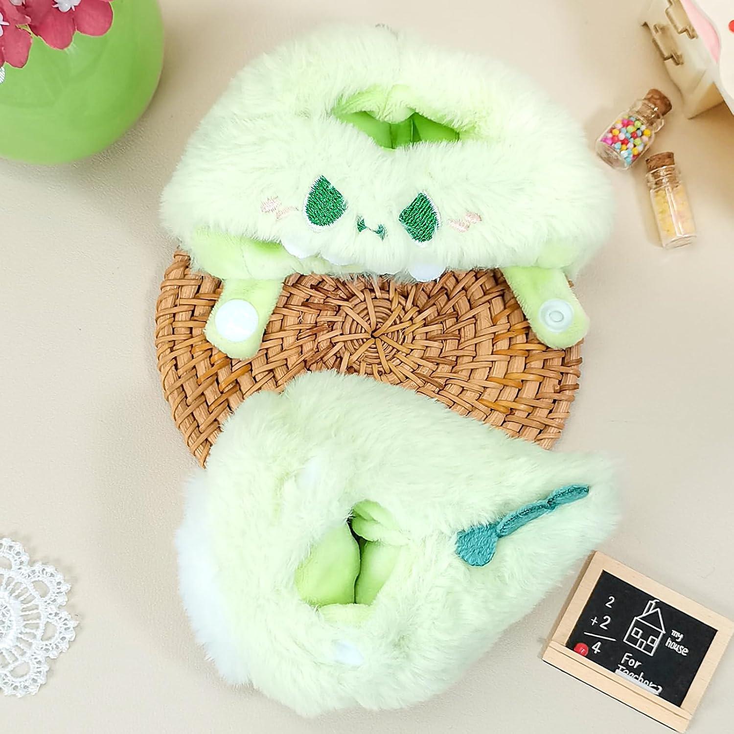 Ropa de Muñeca Beljeley Dinosaurio Verde 17cm Suave