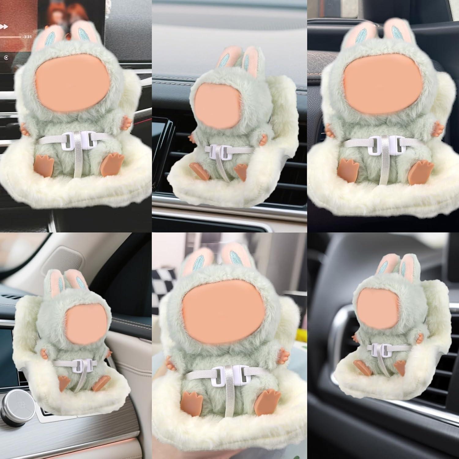 Asiento de Coche para Muñecas Lasuroa E61343 - Felpa 14x9x8cm