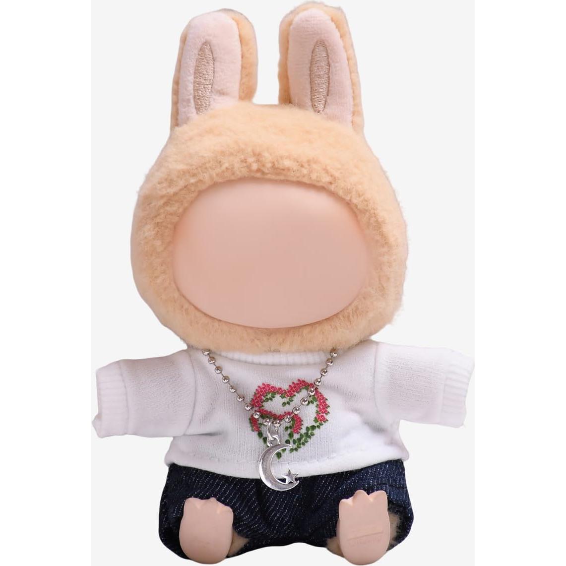 Conjunto de Ropa para Muñecas 17cm Labubu Estilo 6 3 Piezas