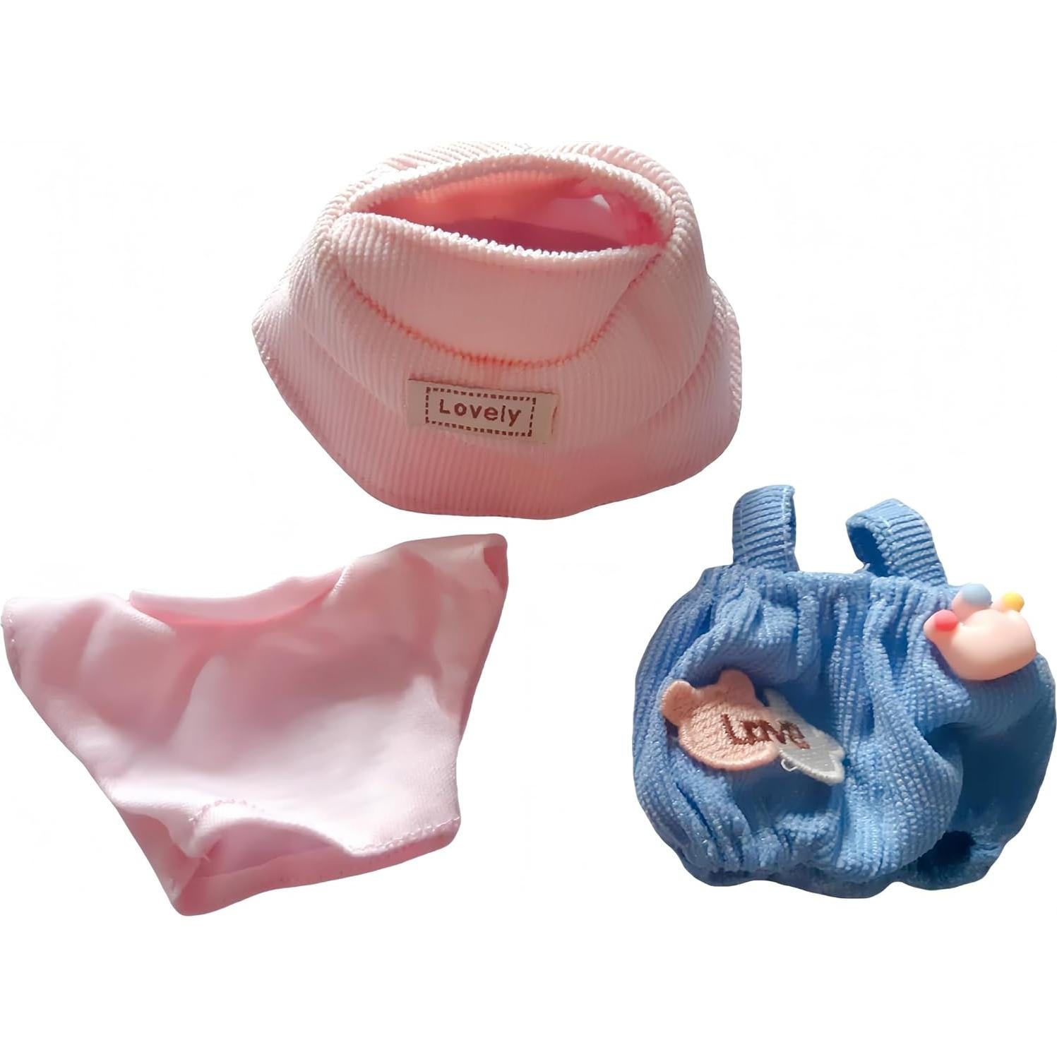 Conjunto Ropa Kawaii Chic para Muñeca Labubu 17cm Rosa
