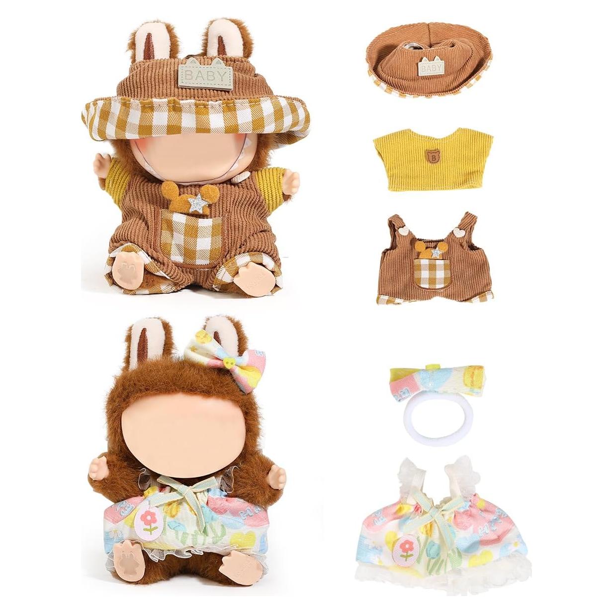 Conjunto de Ropa de Muñeca XMBYGY 2 Piezas 17cm Multicolor