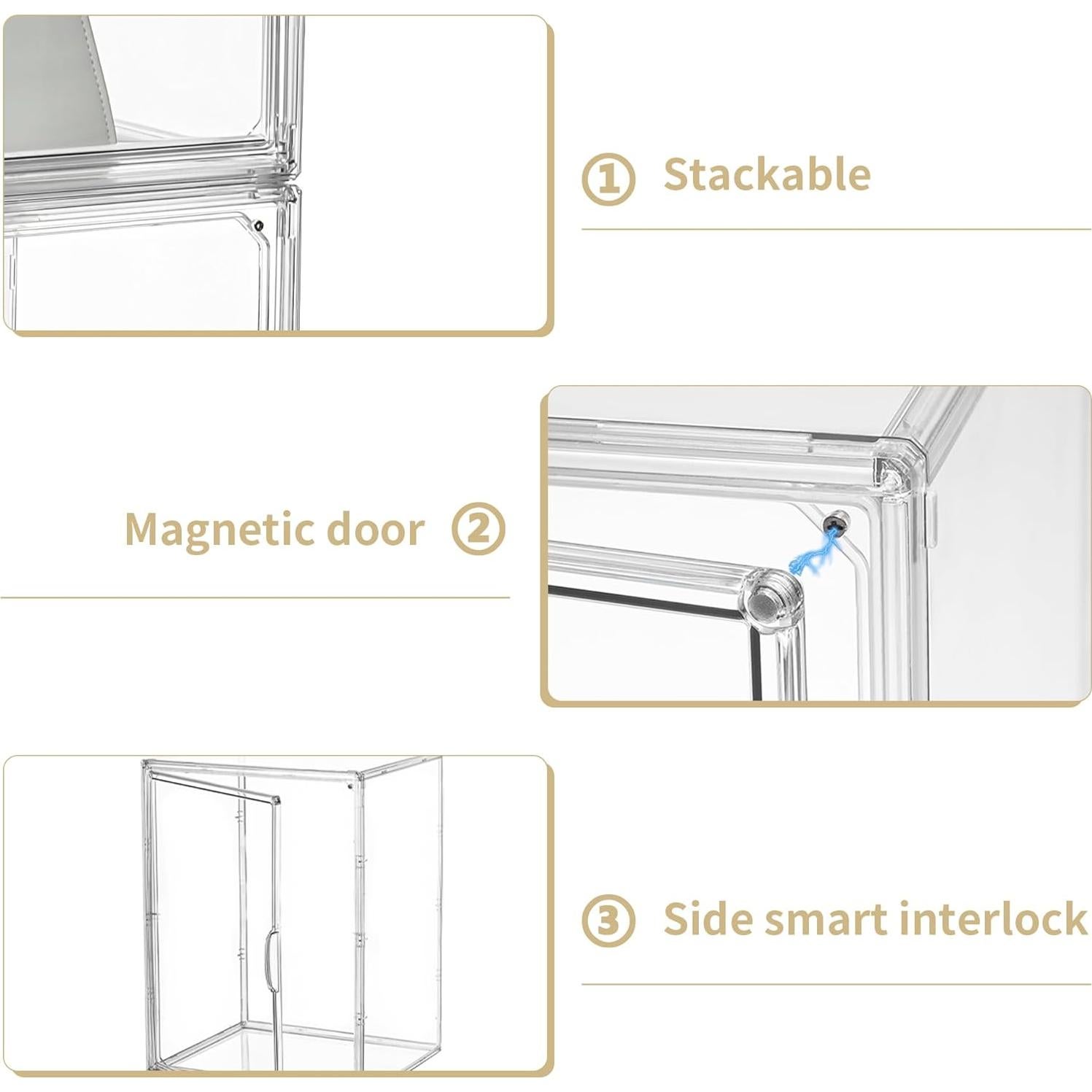 Caja de Exhibición Acrílica TrendyBin 2 Capas 1 Paquete