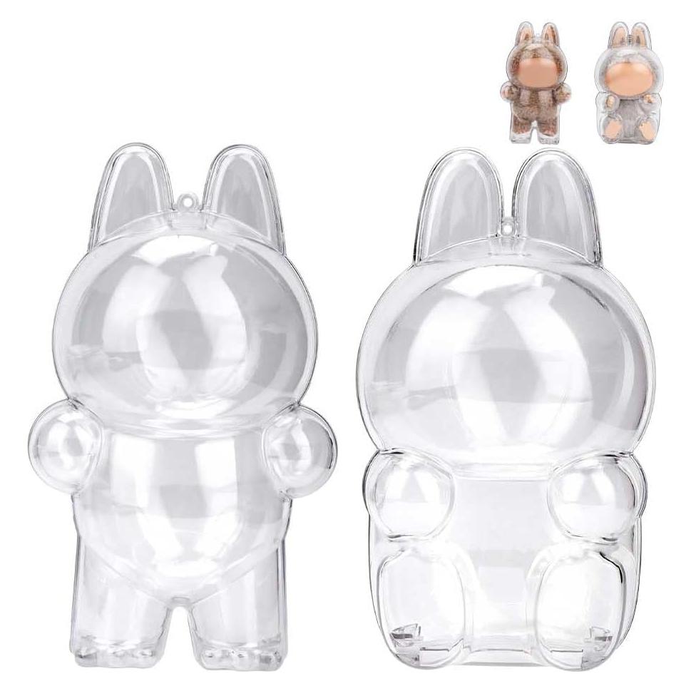 Estuche de Exhibición para Figuras Labubu - 2 Piezas