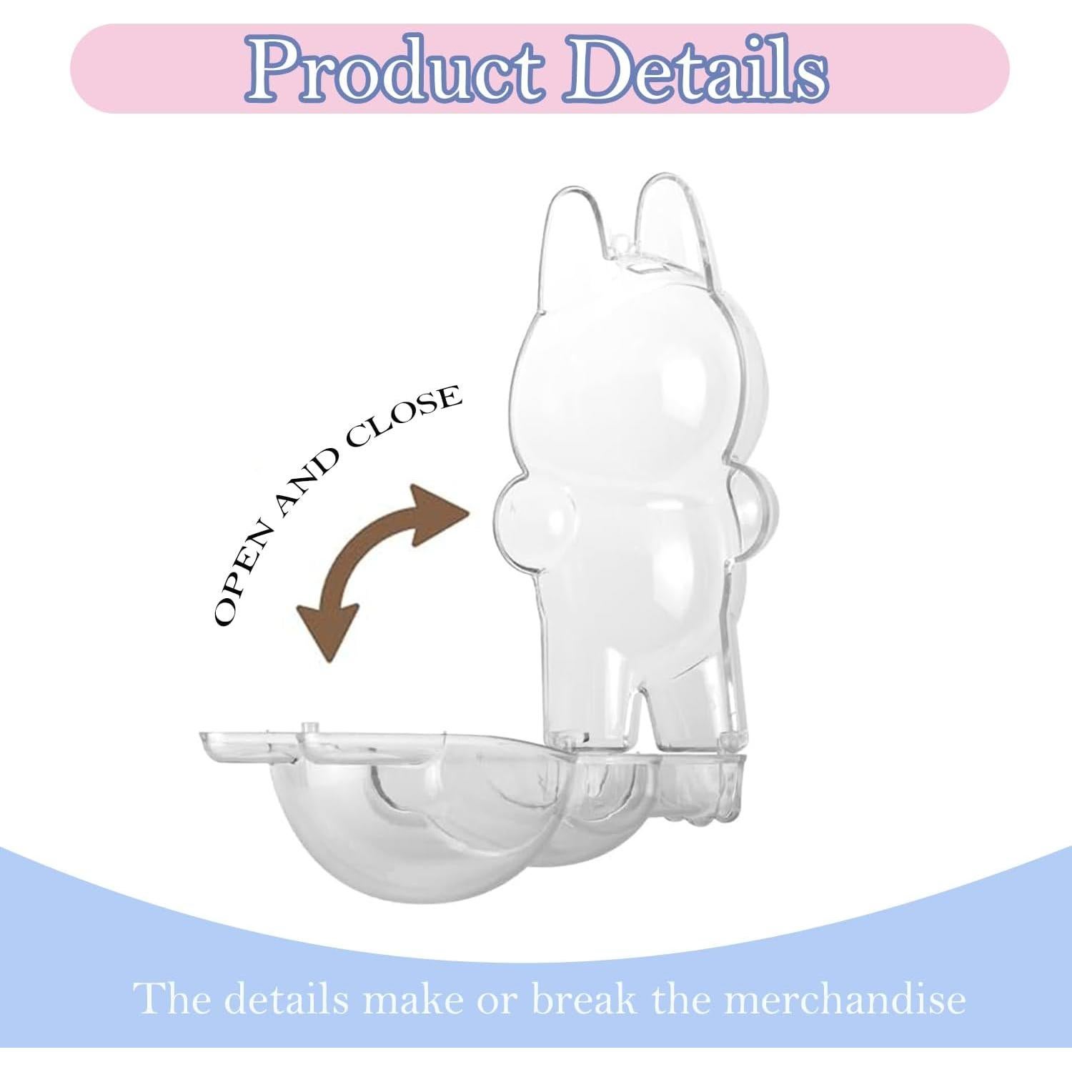 Funda Protectora para Muñeca LABUBU 17cm - Exhibidor Transparente