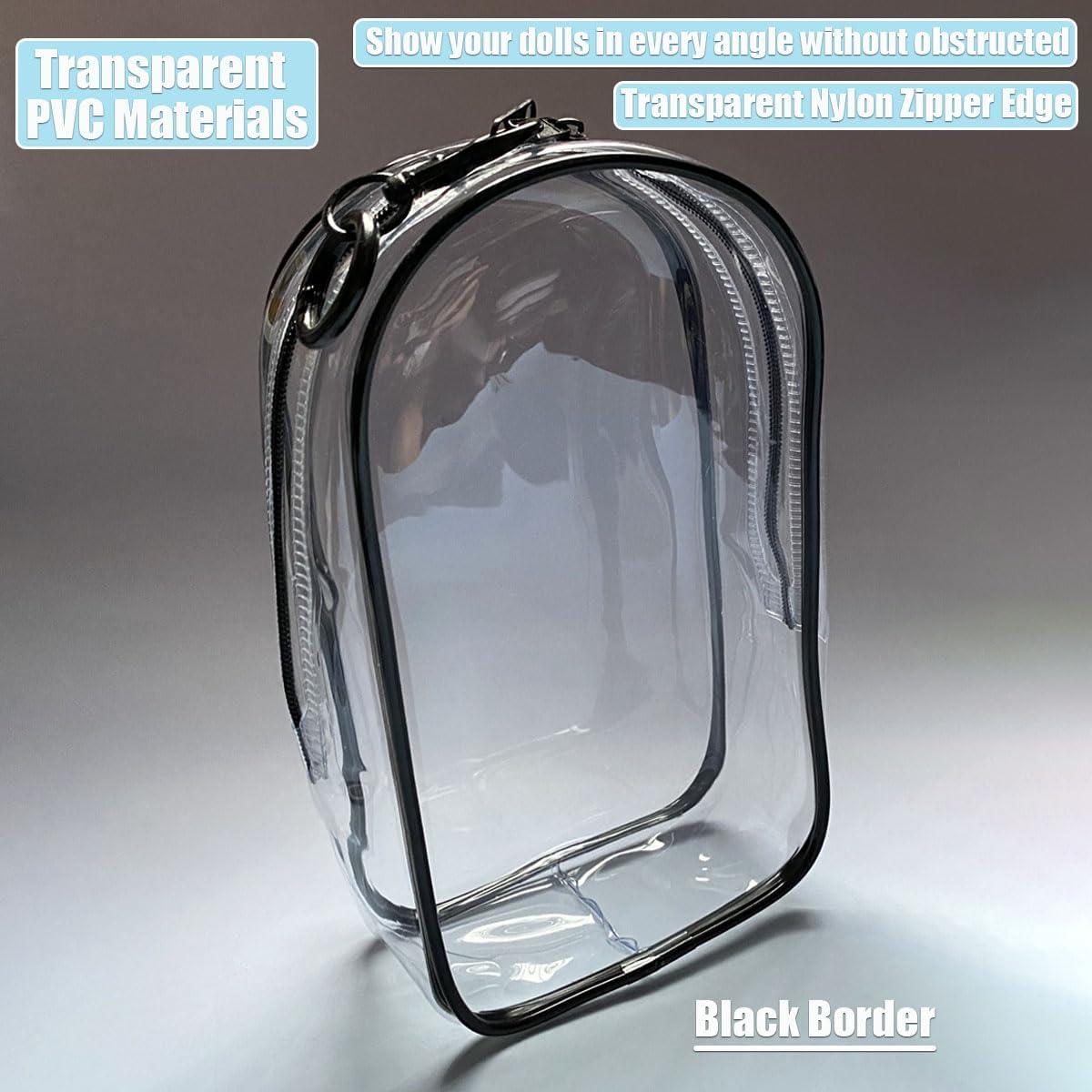 Bolsa de exhibición clara con llavero PVC 10.5x5x19.4cm