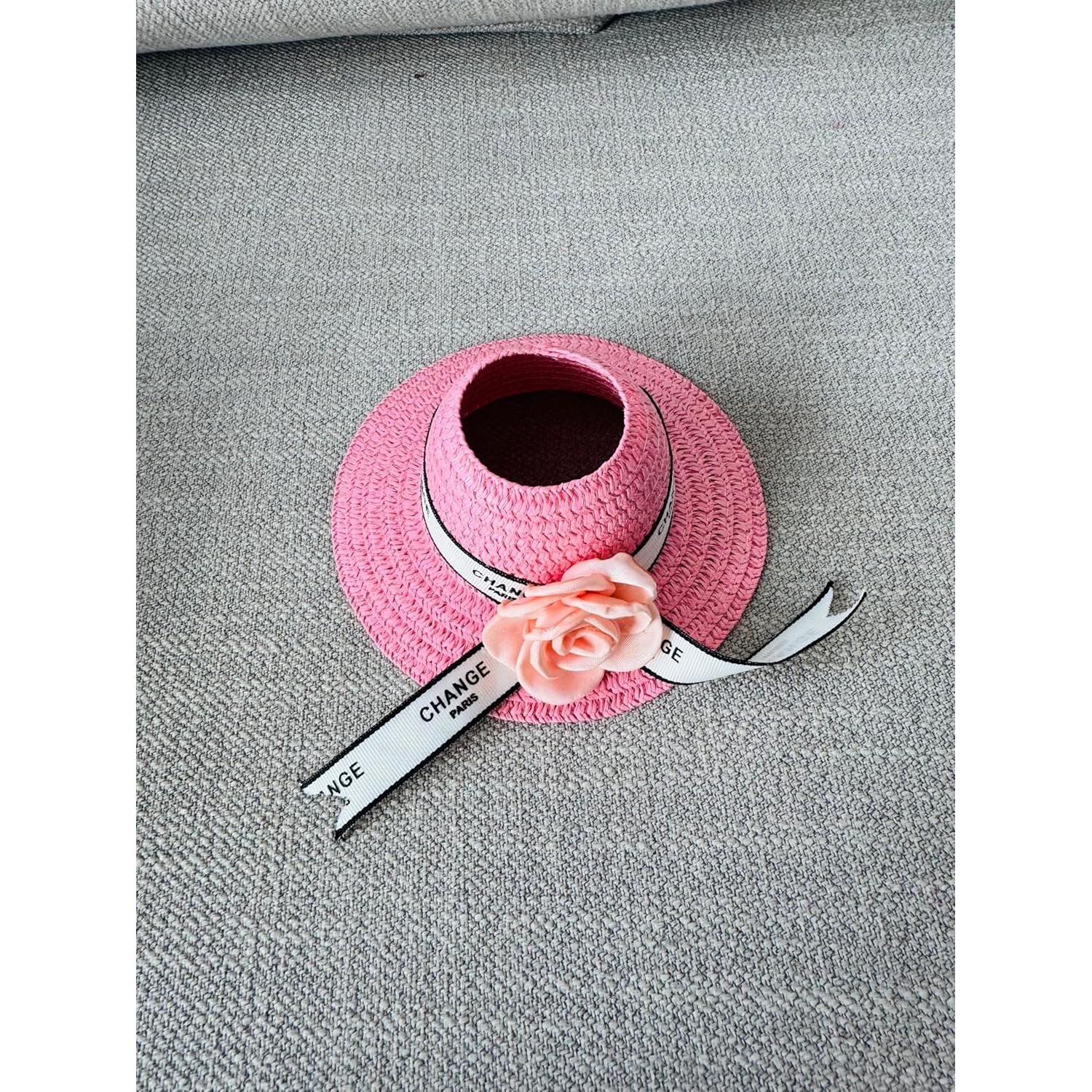 Vestido Pinafore Rosa LABUBU para Muñeca 17cm - Hecho a Mano