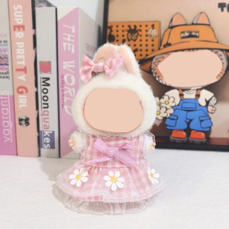 Ropa para muñeca Labubu 15-17 cm - 2 Faldas y Lazos