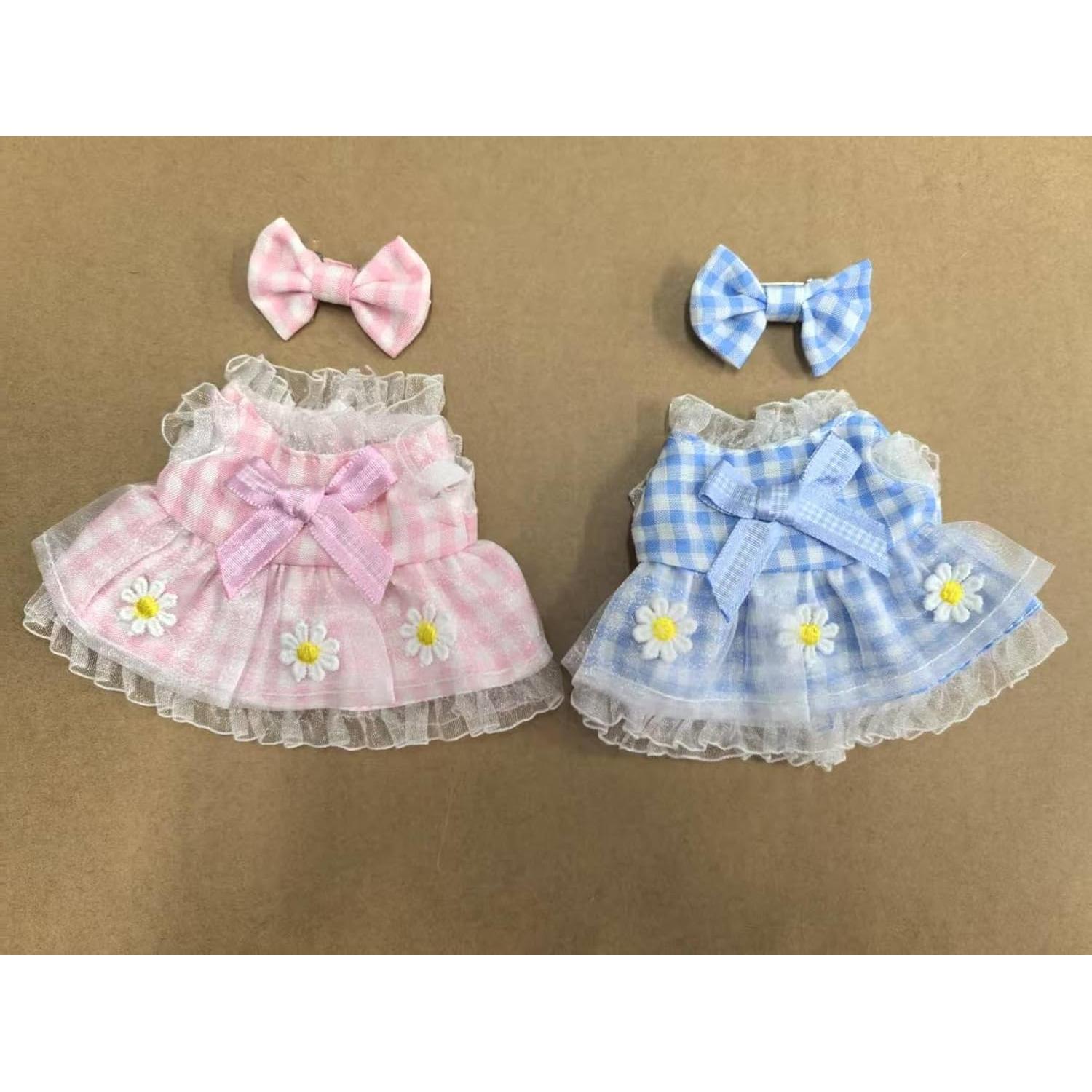 Ropa para muñeca Labubu 15-17 cm - 2 Faldas y Lazos