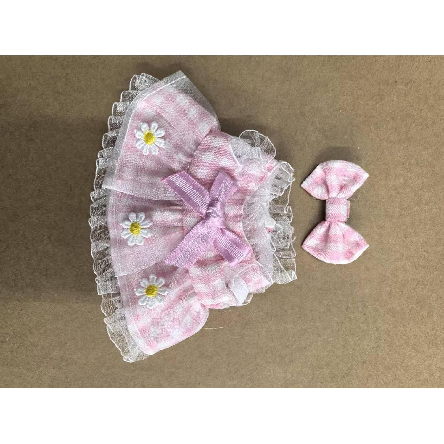 Ropa para muñeca Labubu 15-17 cm - 2 Faldas y Lazos