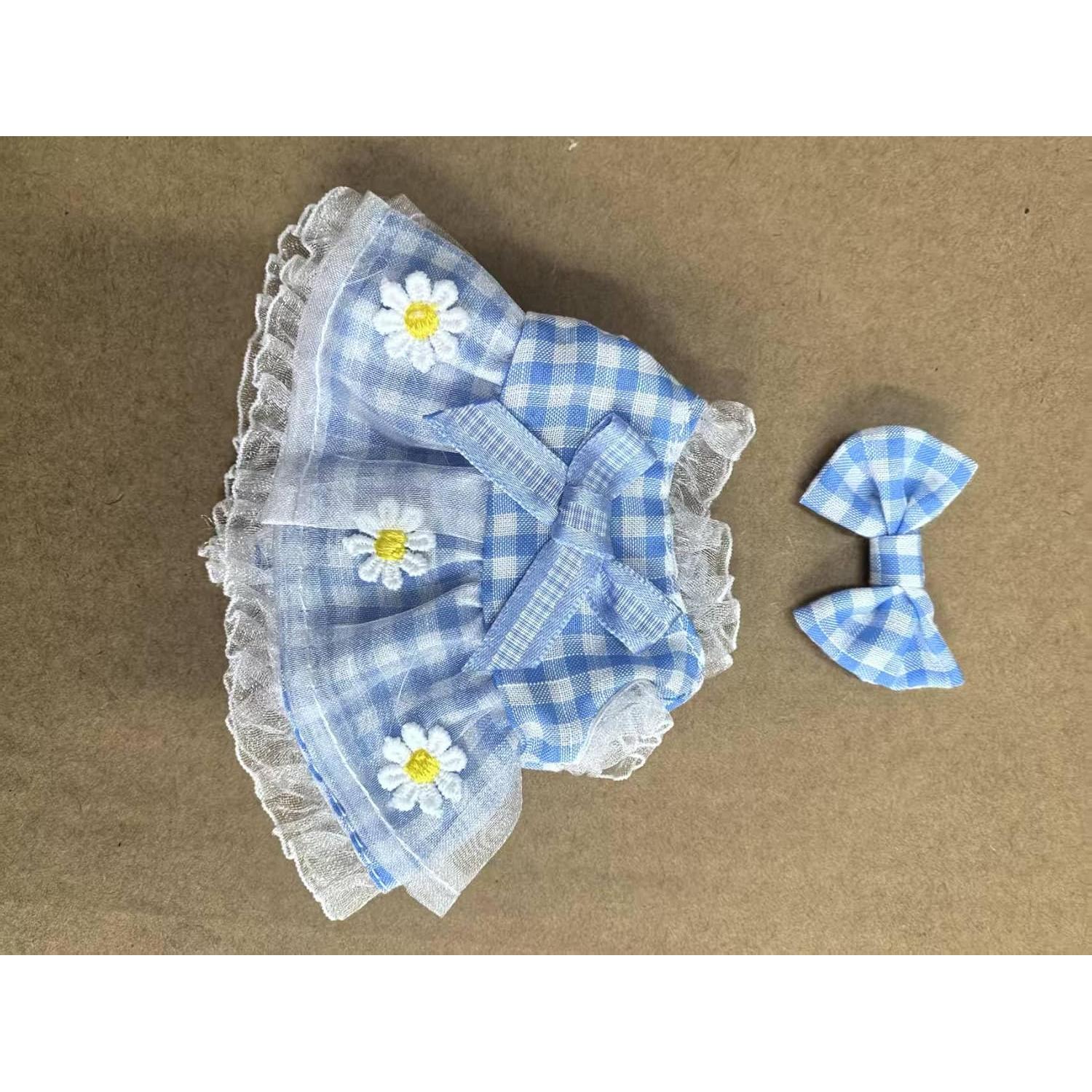 Ropa para muñeca Labubu 15-17 cm - 2 Faldas y Lazos