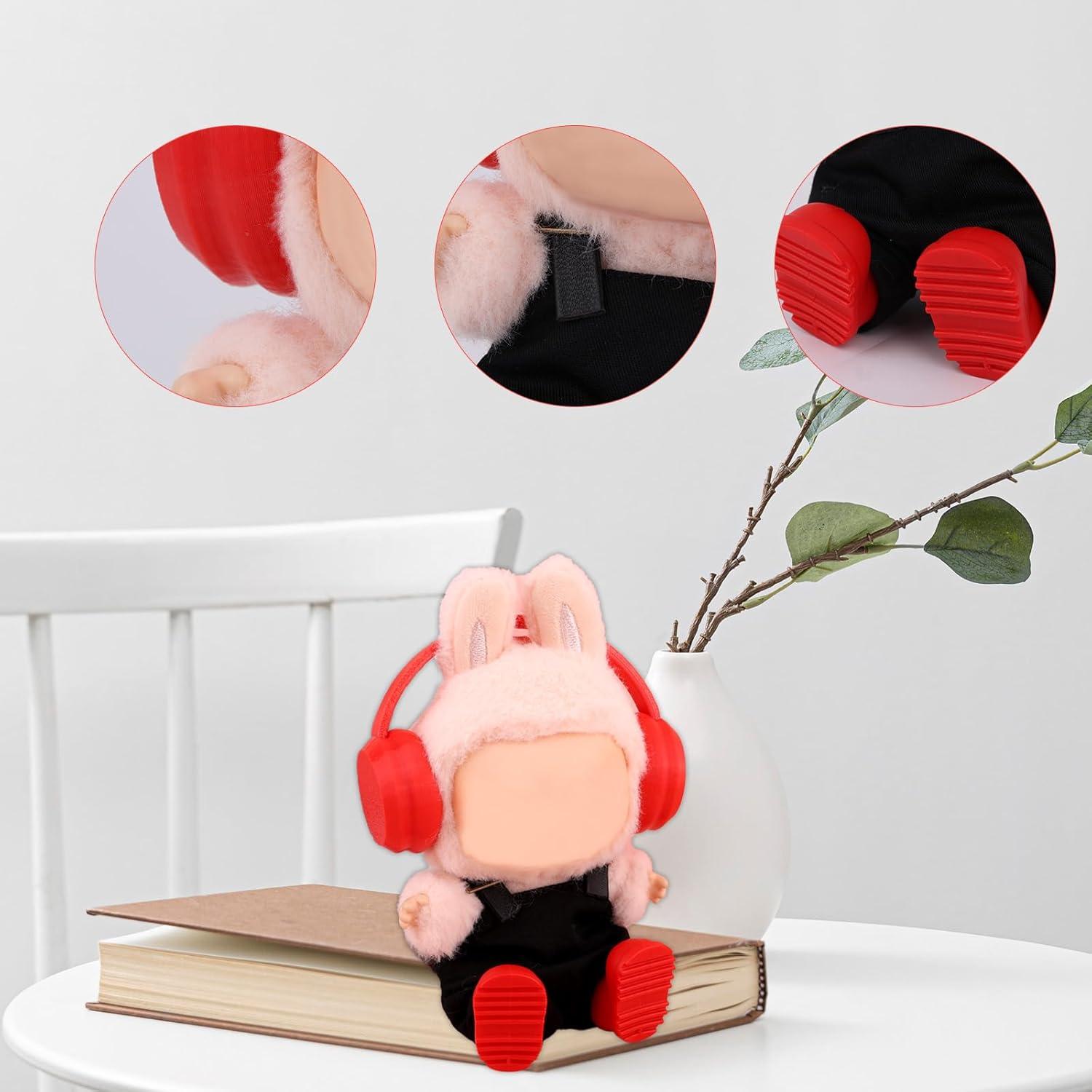 Conjunto de Ropa para Muñecas Tinoaly 15-17cm Rojo