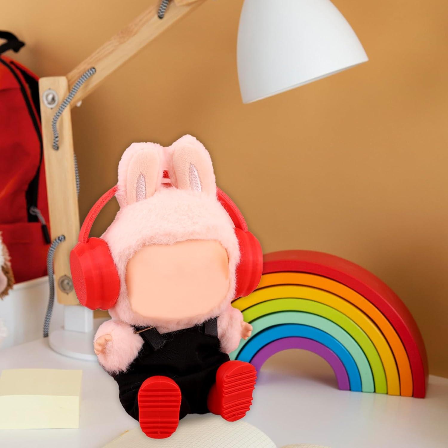 Conjunto de Ropa para Muñecas Tinoaly 15-17cm Rojo