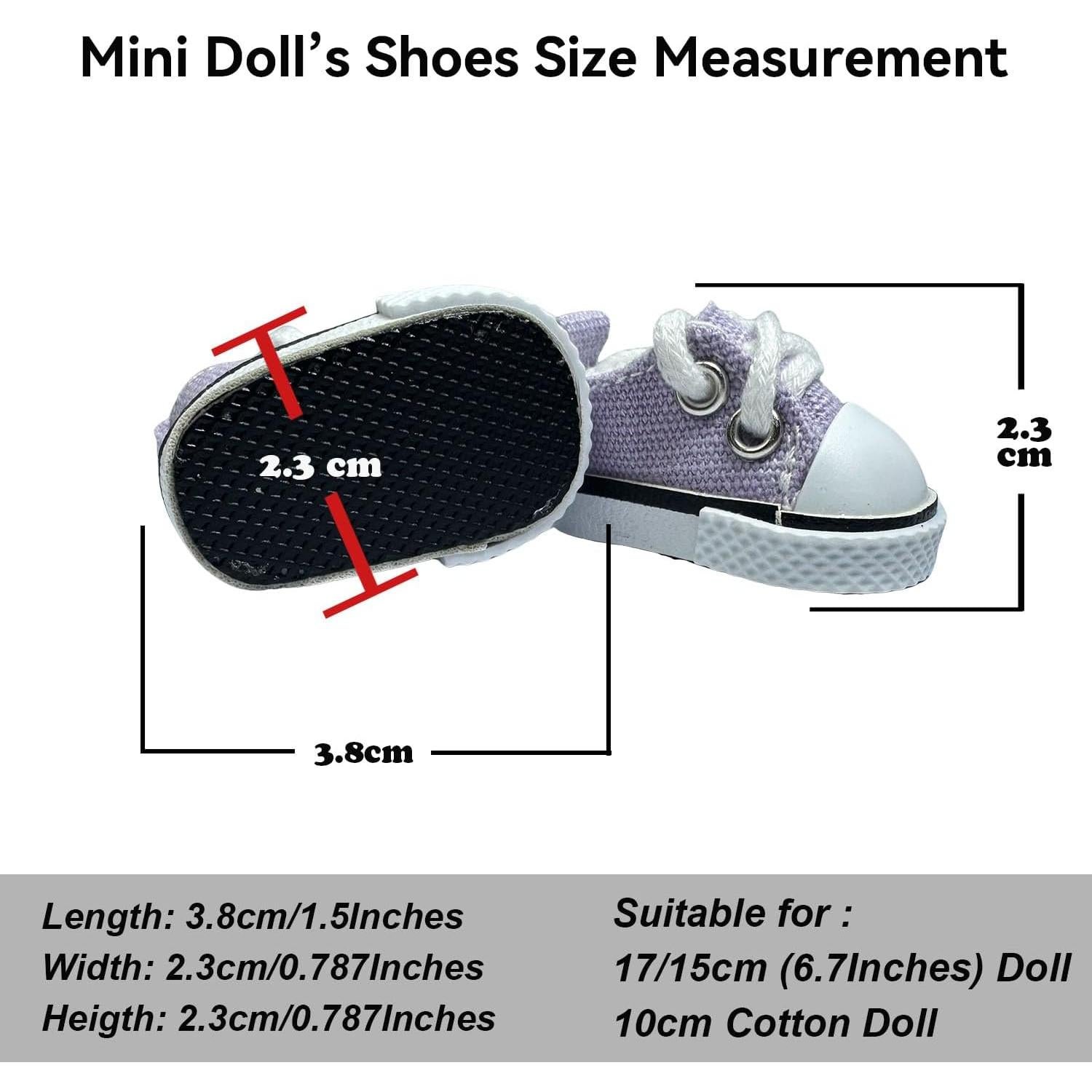 Juego de Accesorios para Muñecas QIXINGWISE 3 Piezas 17cm