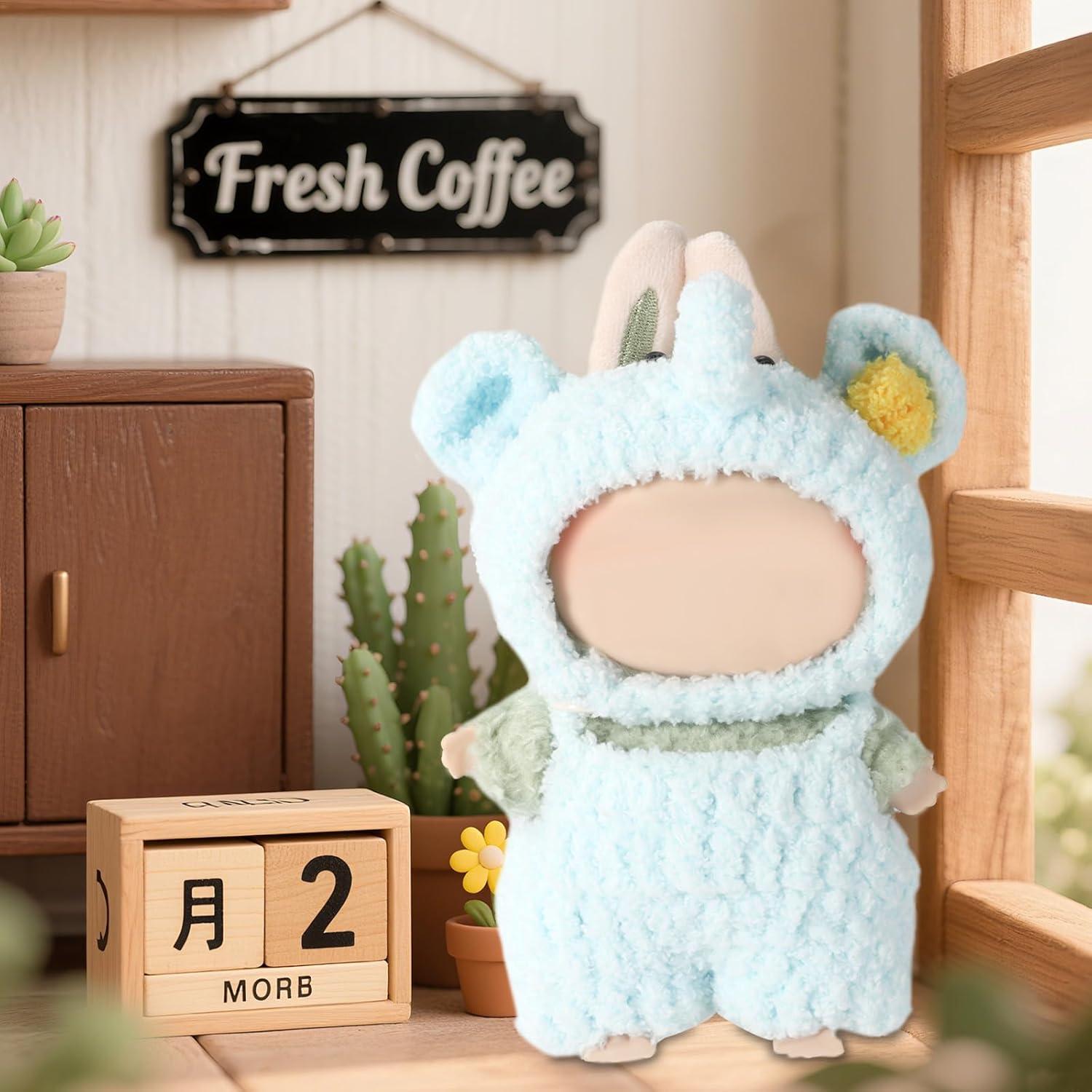 Conjunto de Ropa para Muñecas Lyreh - Mono y Sombrero Elefante Azul