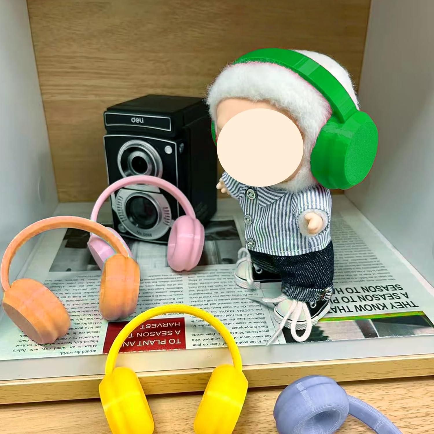 Accesorios de Ropa para Muñecas Labubu Amarillo 10-17 cm