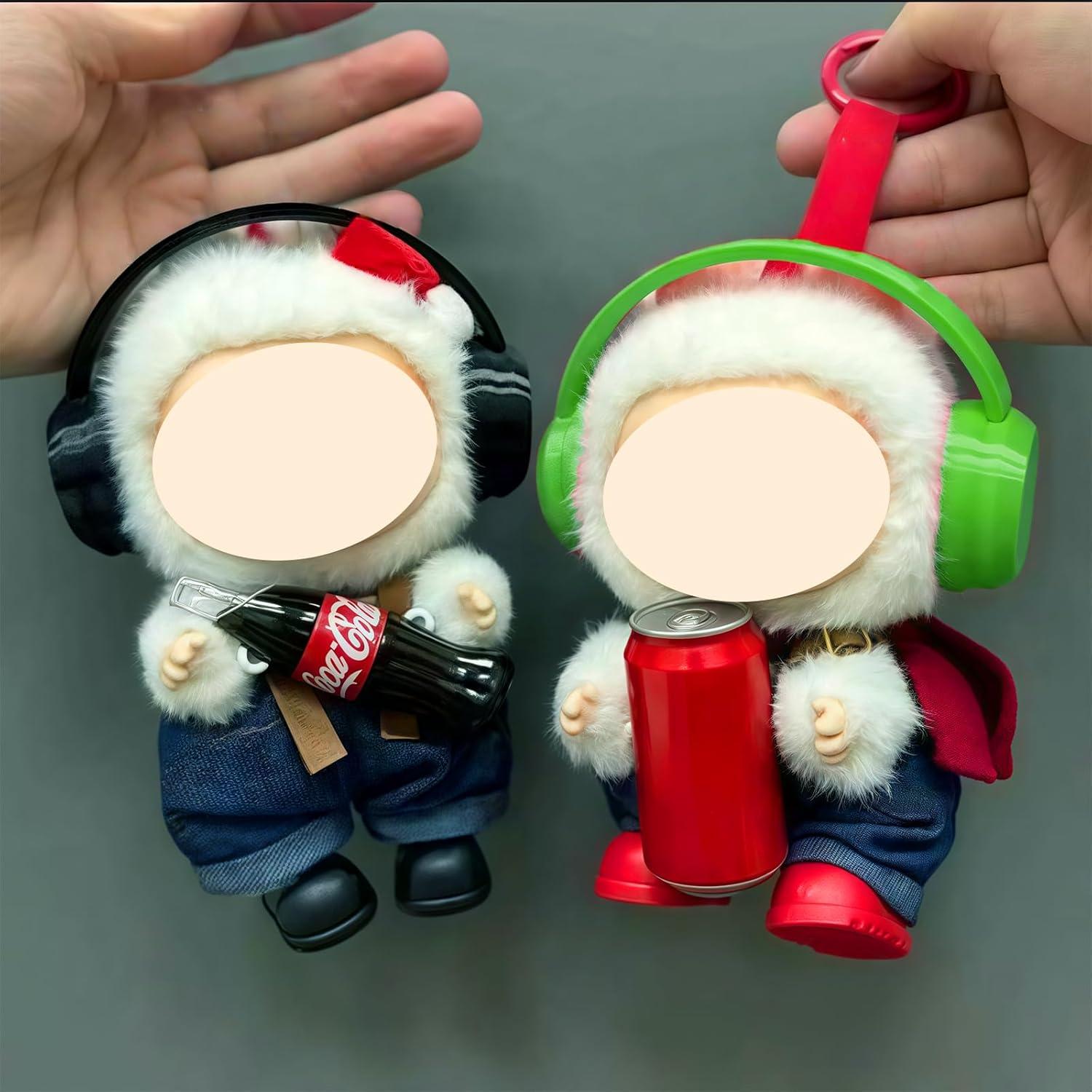 Accesorios de Ropa para Muñecas Labubu Amarillo 10-17 cm