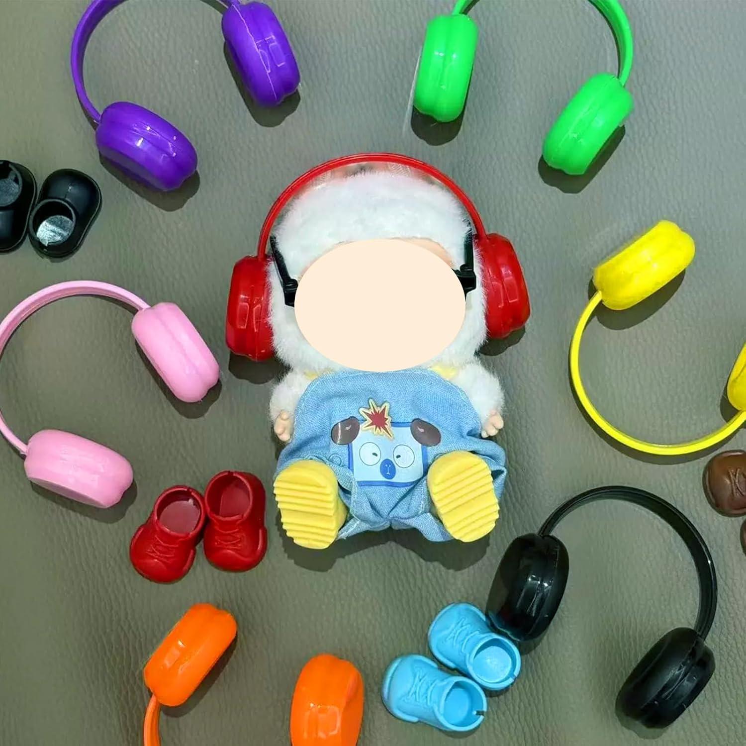 Accesorios de Ropa para Muñecas Labubu Amarillo 10-17 cm