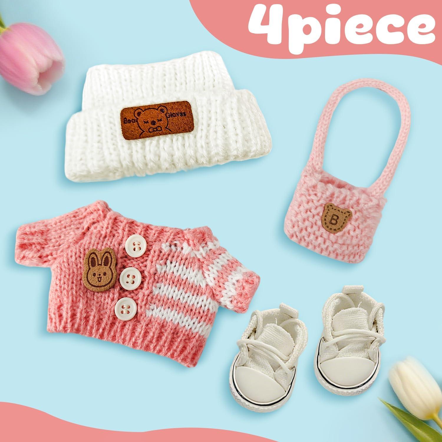 Set de Ropa para Muñeca 17 CM Bixuink - 4 Piezas Accesorios