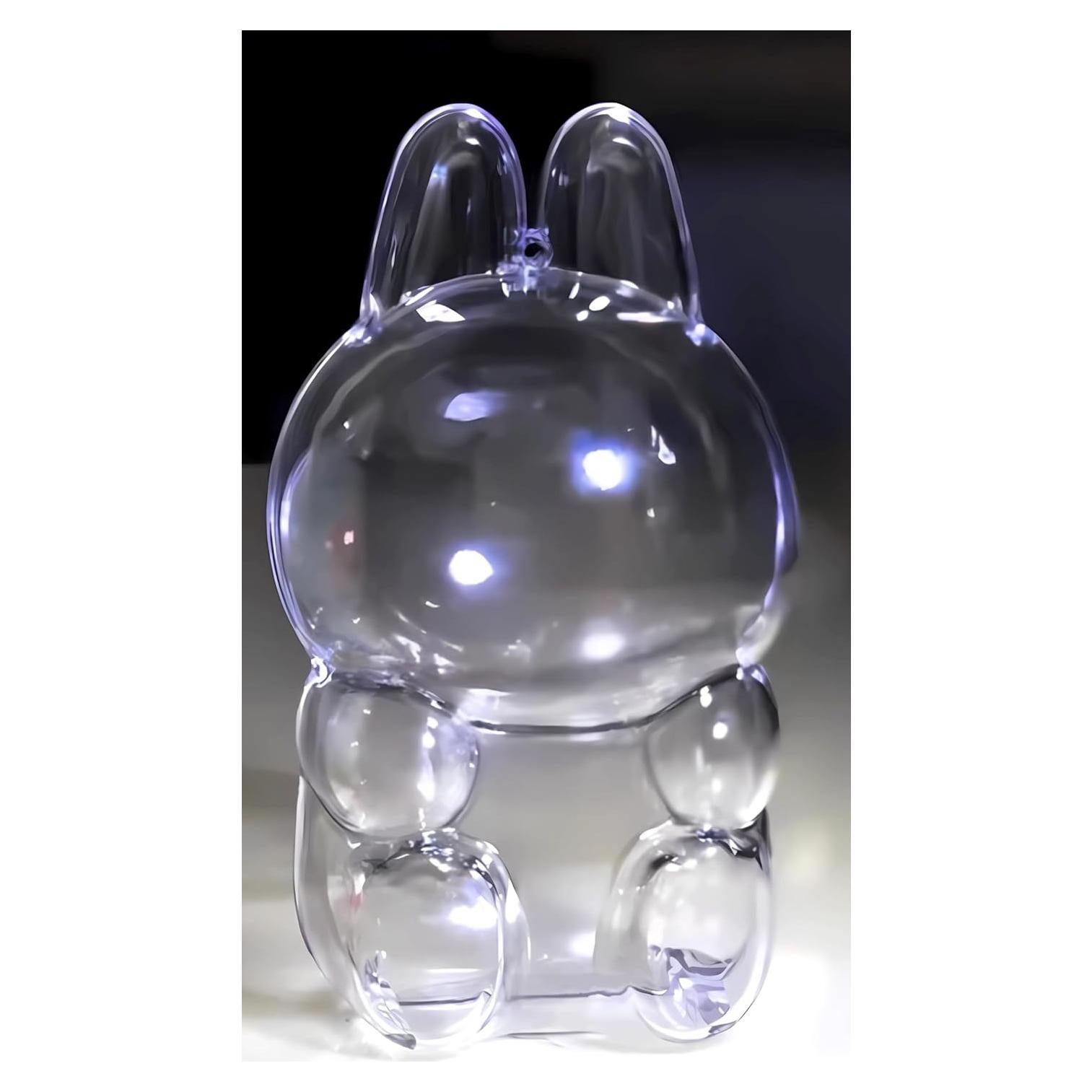 Funda Protectora Acrílica LABUBU para Muñeca - Exhibición Segura