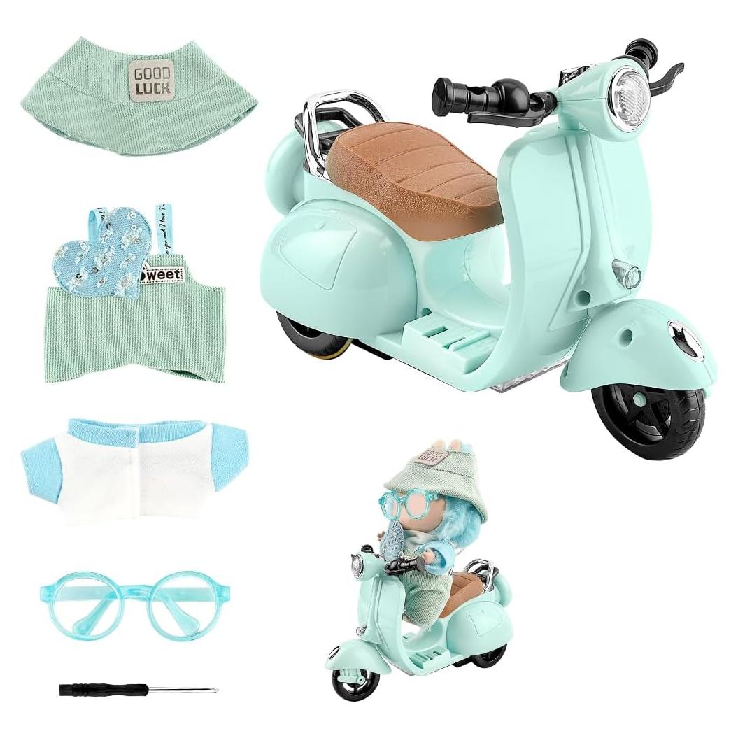 Conjunto de Accesorios para Muñecas WALLFID 17cm Azul