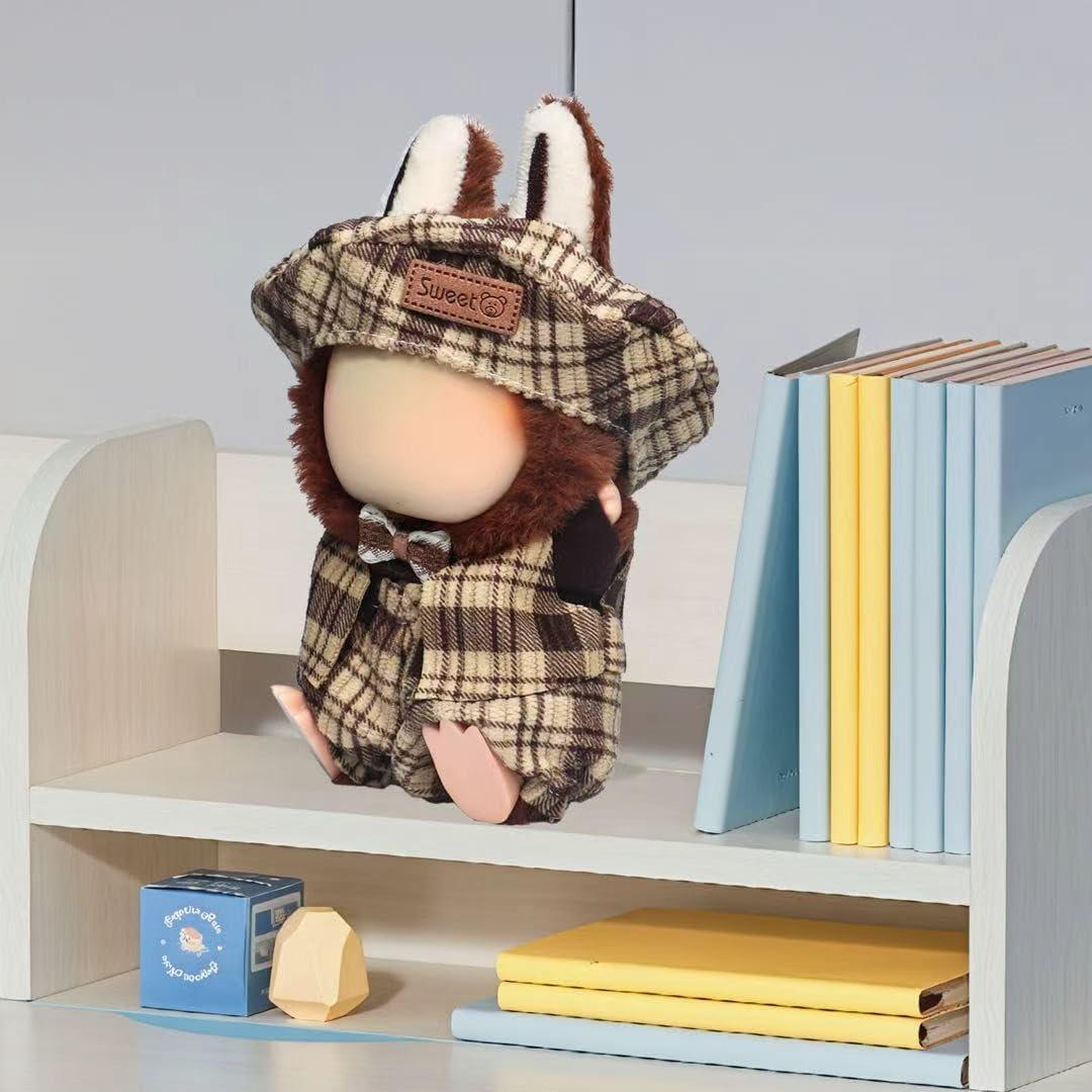 Estuche Protector Labubu + Ropa para Figuras 15.5 cm