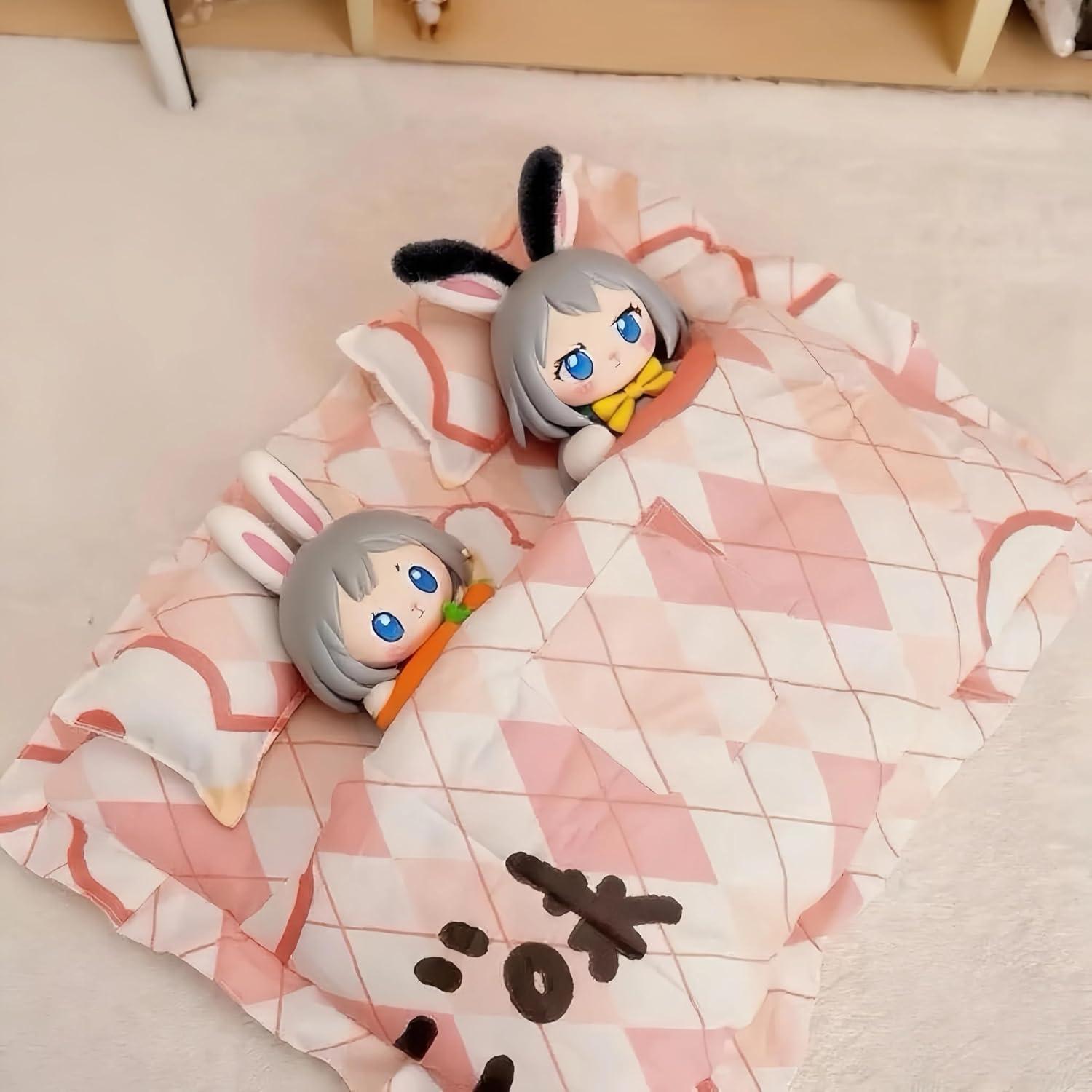 Cama Doble para Muñecas VVQUI 17cm - Tema Anime Lindo