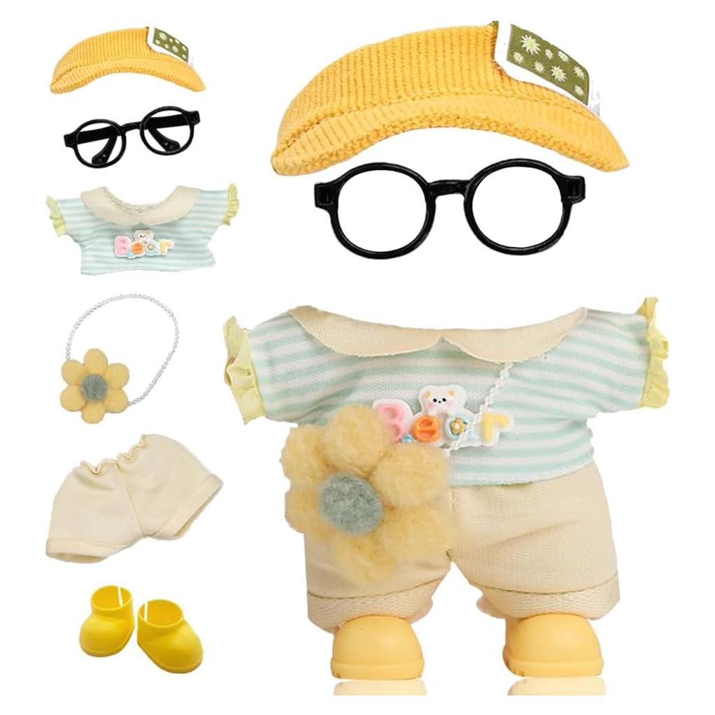 Conjunto de Ropa para Muñeca Labubu 17cm - 6 Piezas Chic