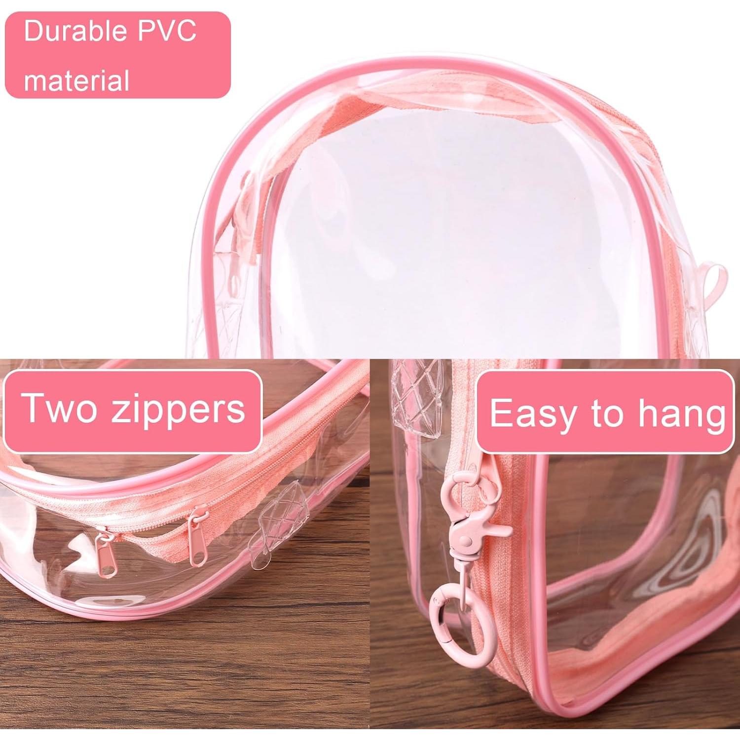 Estuche Protector para Muñecas de Peluche Tinoaly Rosa 18.5x12x7cm