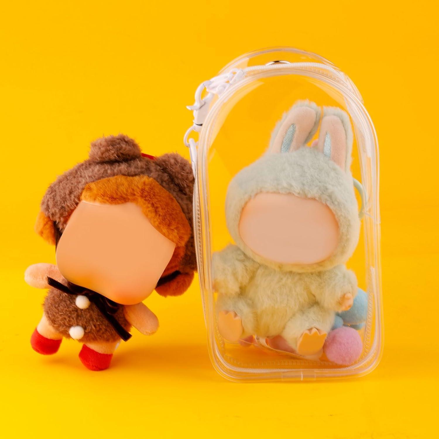 Funda Protectora Transparente PVC para Muñecas Tinoaly 19.5x10.5cm