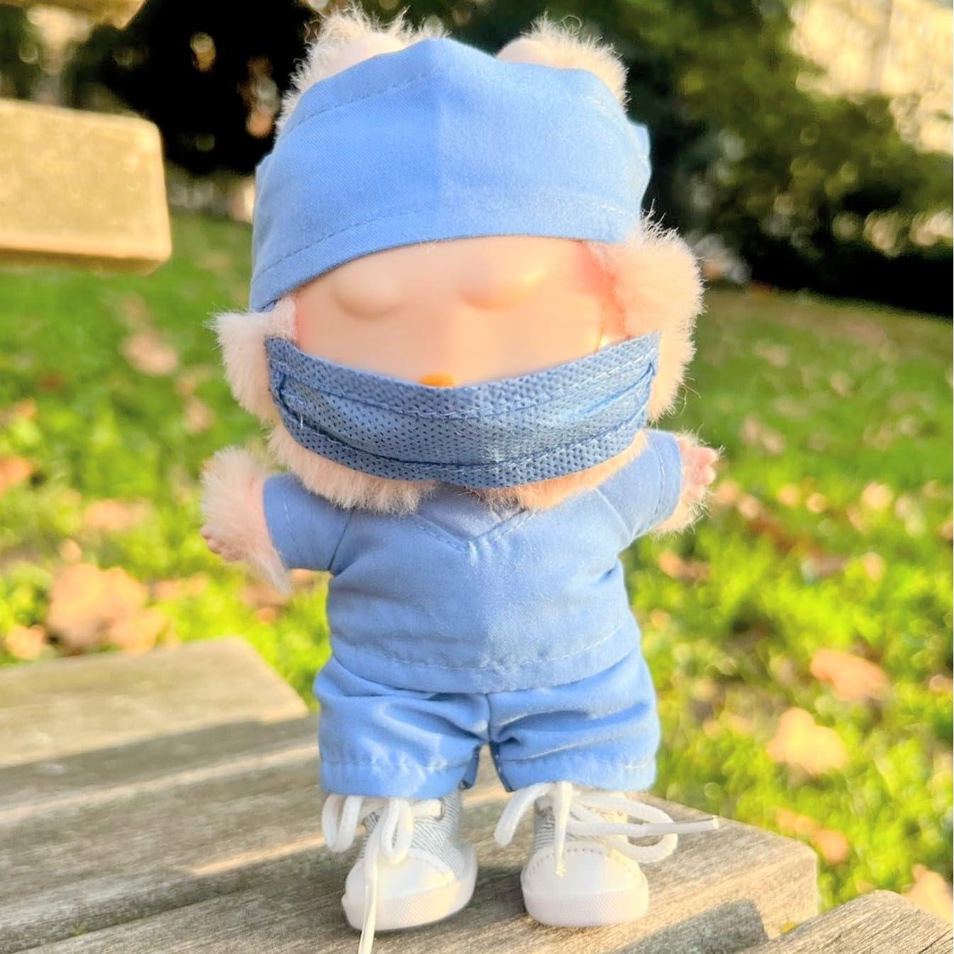 Conjunto de Ropa de Enfermera Labubu 17cm - 5 Piezas