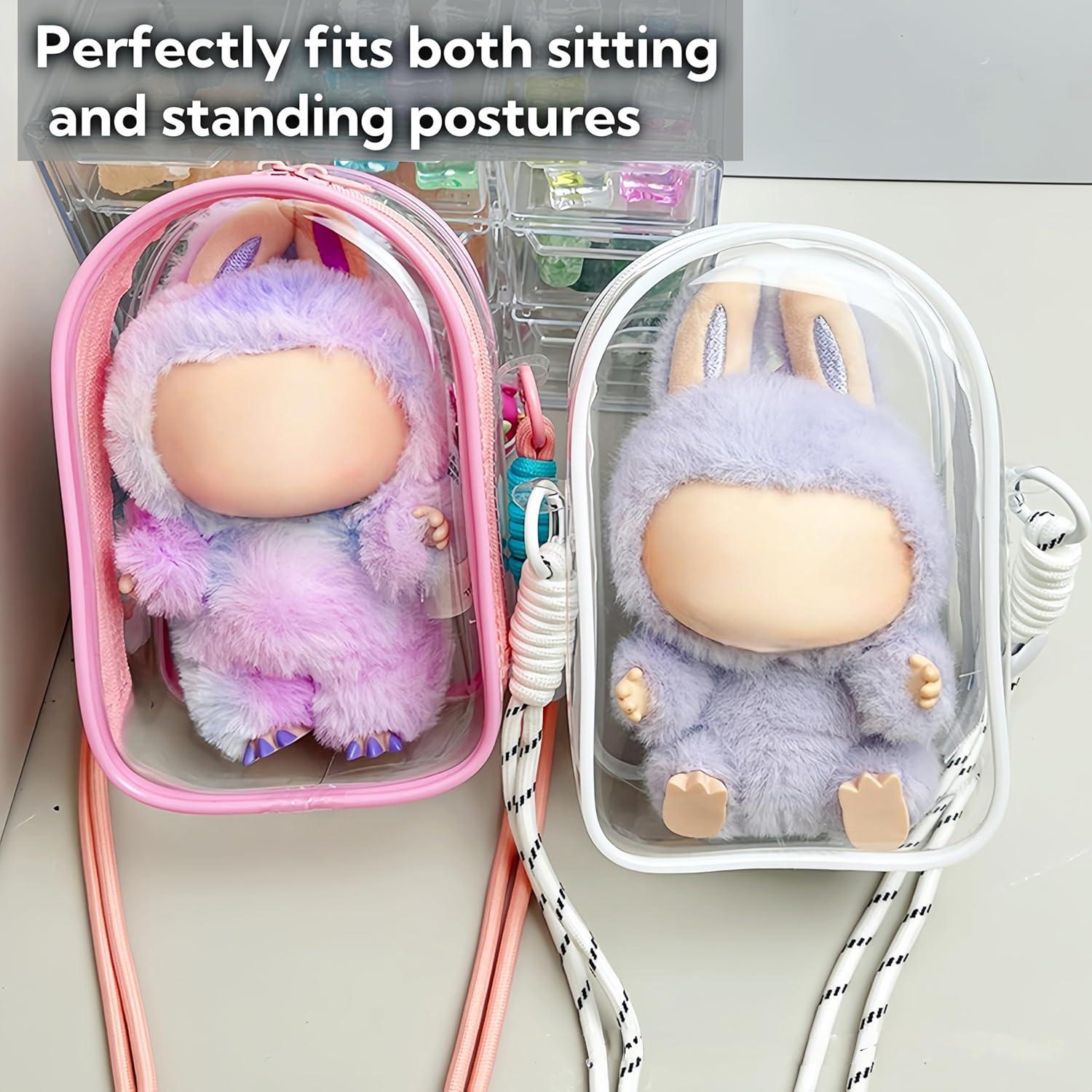 Estuche de exhibición rosa Nommi para muñecas 15.24 cm