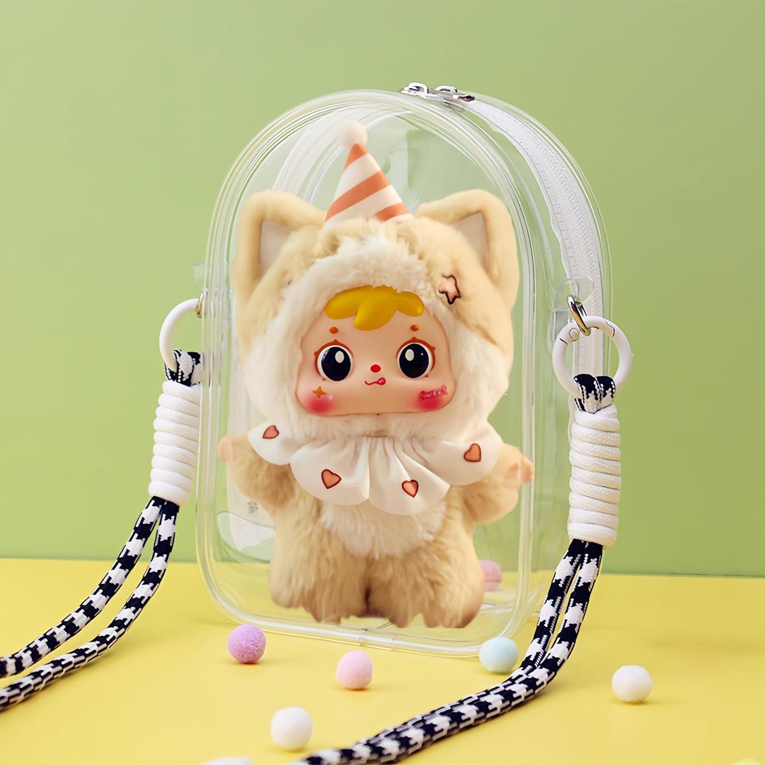 Estuche de exhibición rosa Nommi para muñecas 15.24 cm