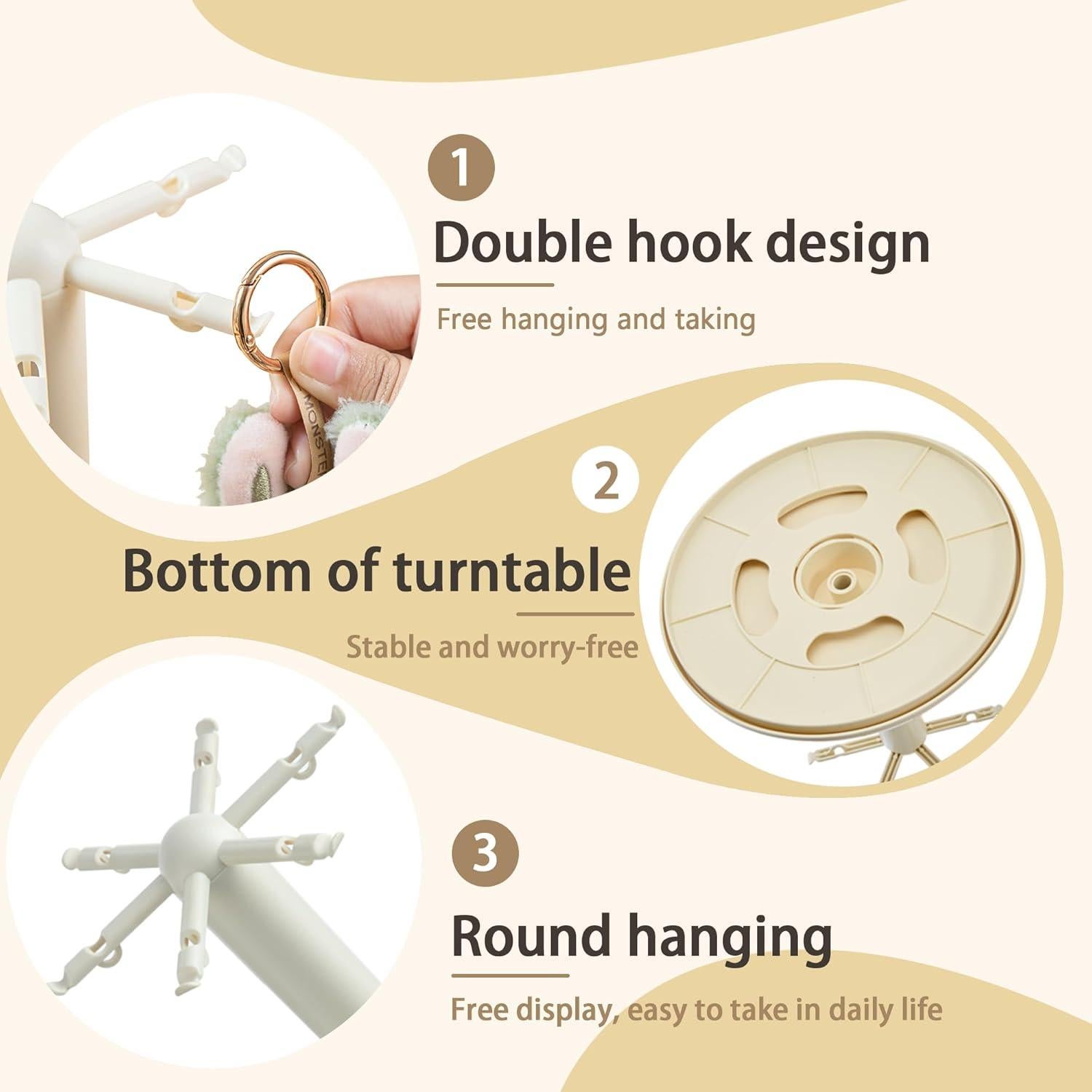 Caja de Exhibición Rotativa Transparente MUZMDNI 23cm