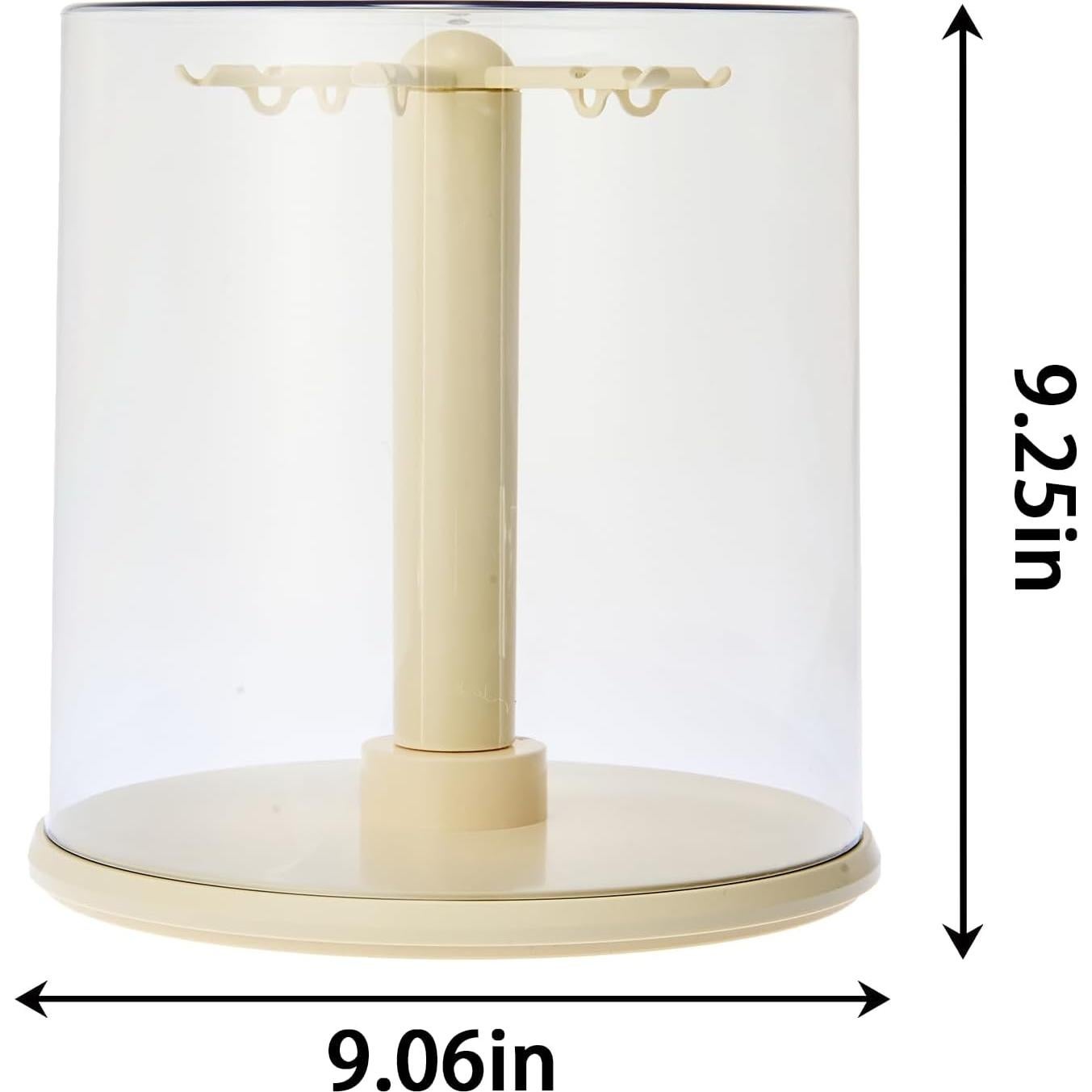 Caja de Exhibición Rotativa Transparente MUZMDNI 23cm
