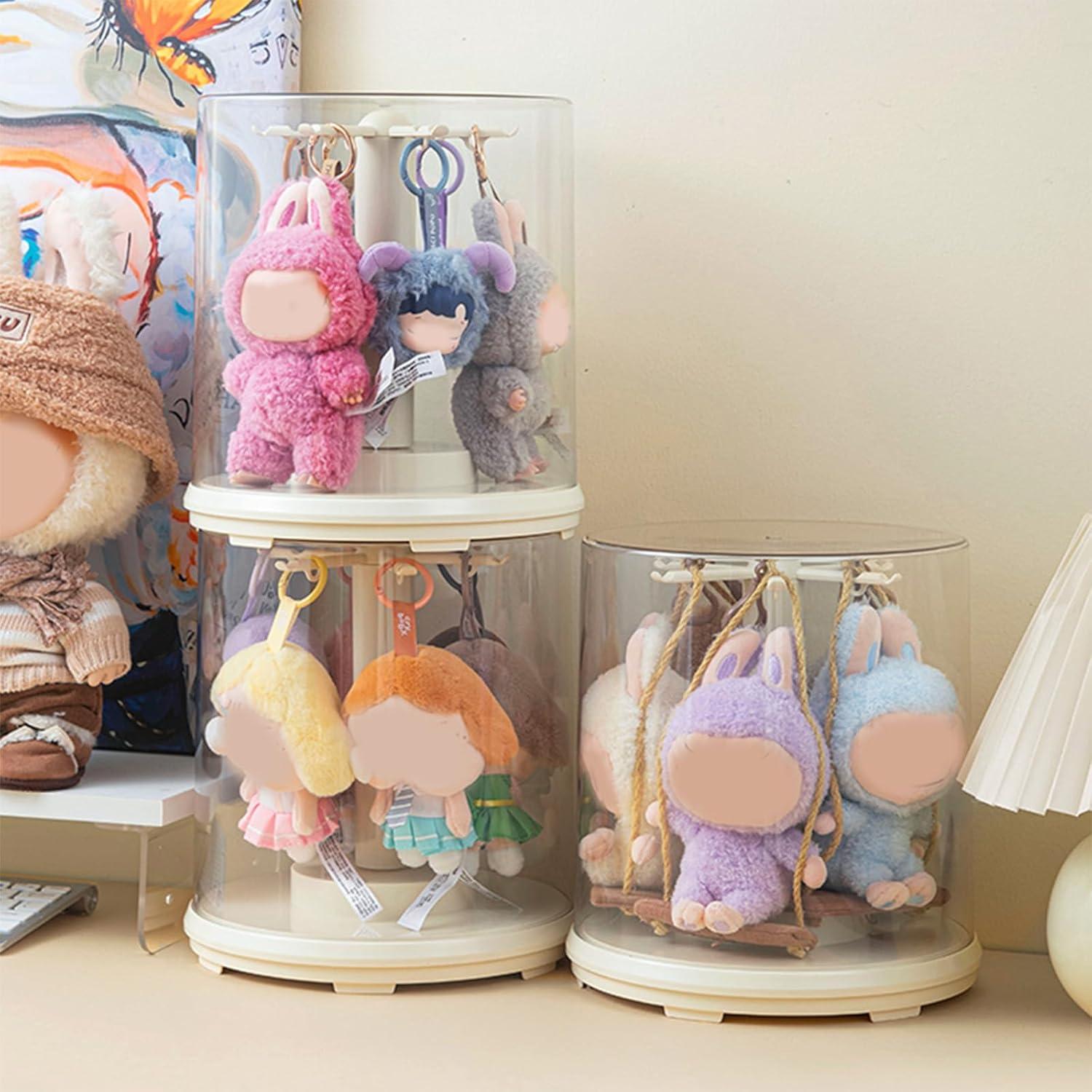 Caja de Exhibición Rotativa Transparente MUZMDNI 23cm