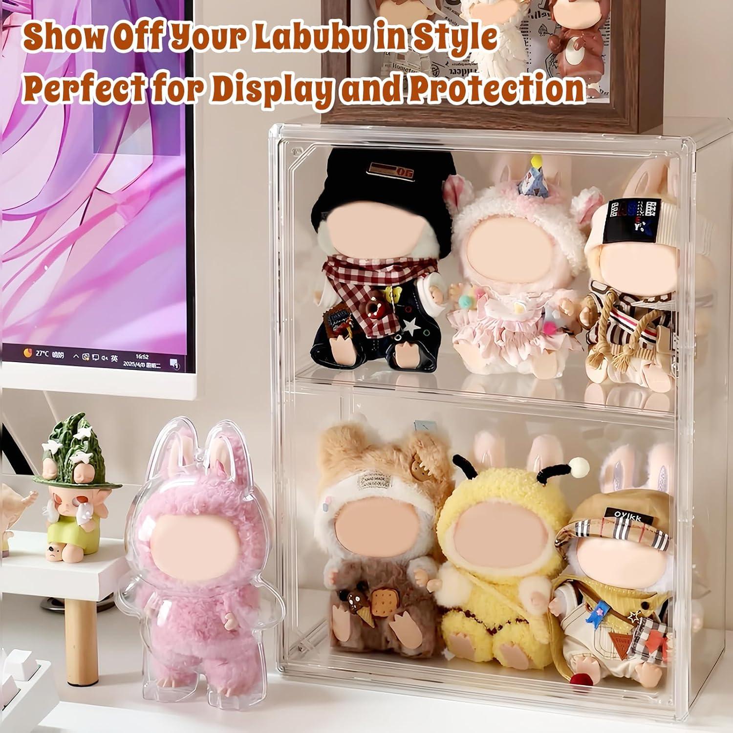 Estuches de Exhibición 12PCS AKODENORA para Muñecas 36x27x14cm