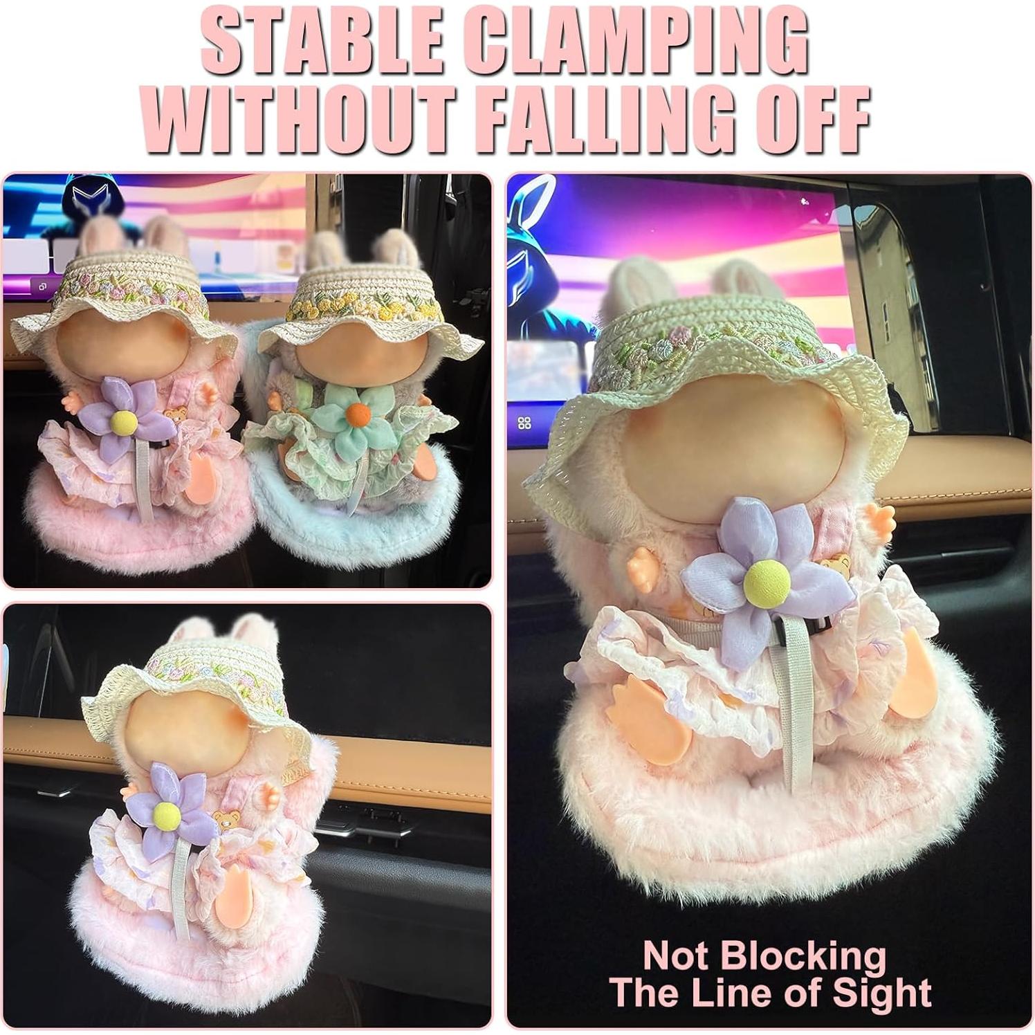 Silla de auto para muñecas 10-17cm Paraquip Rosa