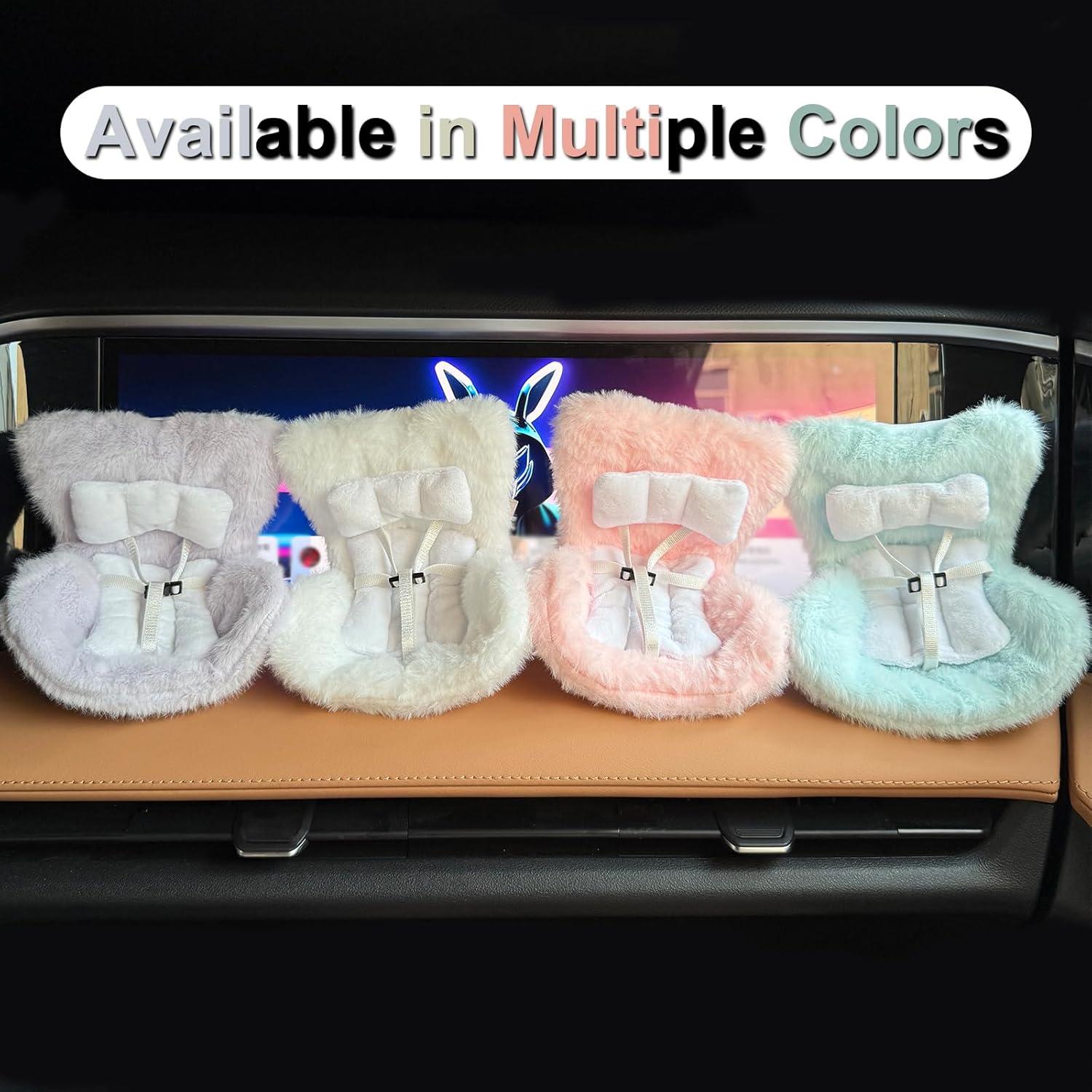 Silla de auto para muñecas 10-17cm Paraquip Rosa