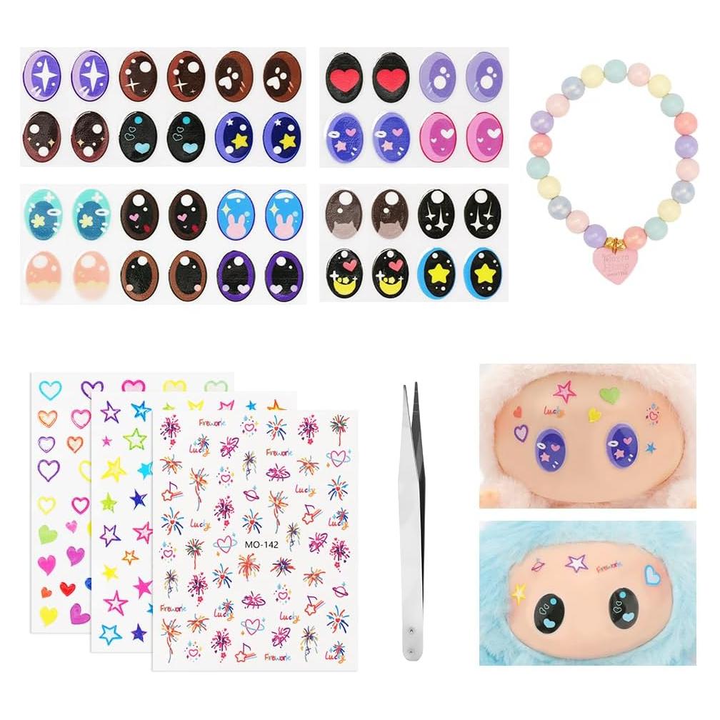 Kit de Stickers Decorativos para Muñecas WALLFID - 36g