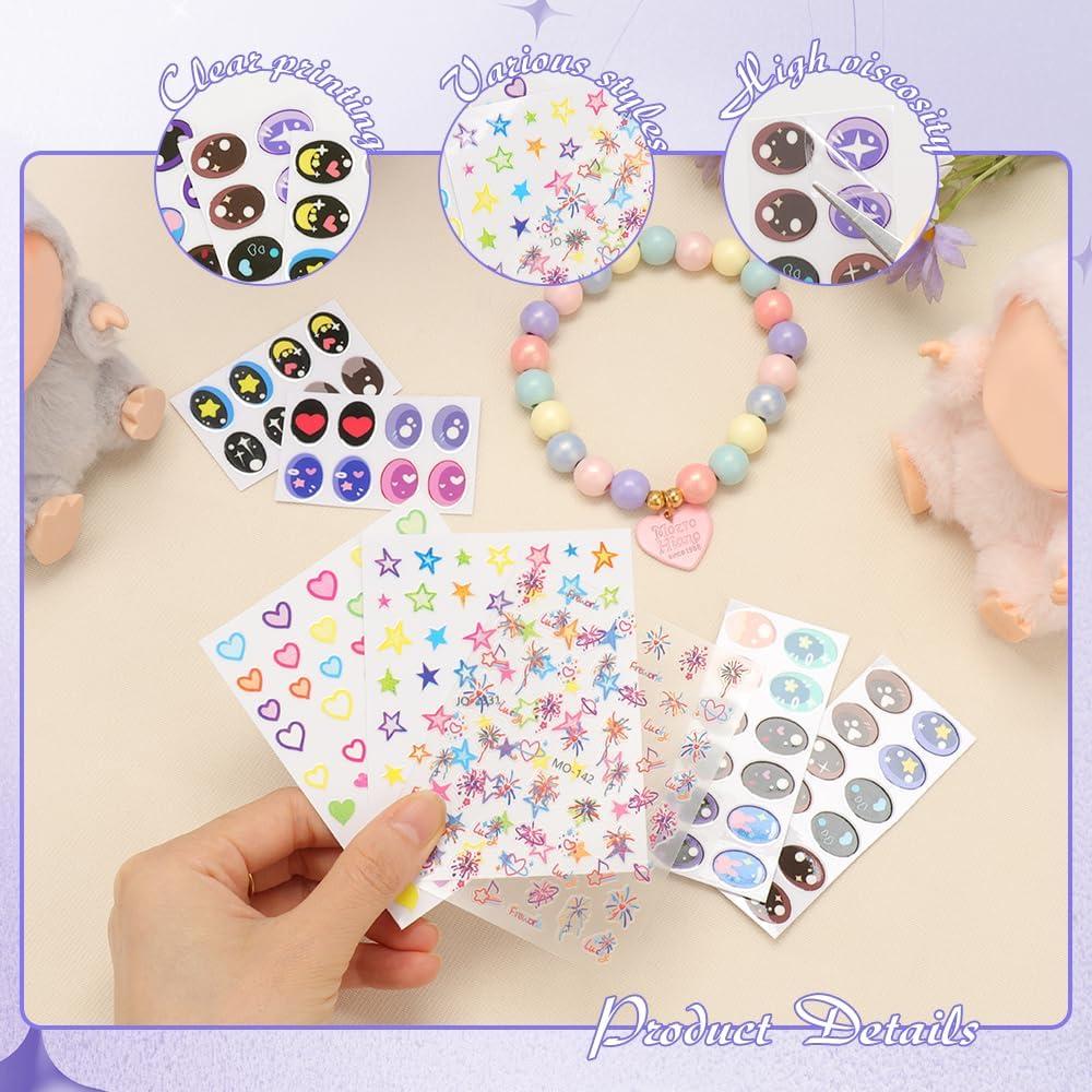Kit de Stickers Decorativos para Muñecas WALLFID - 36g