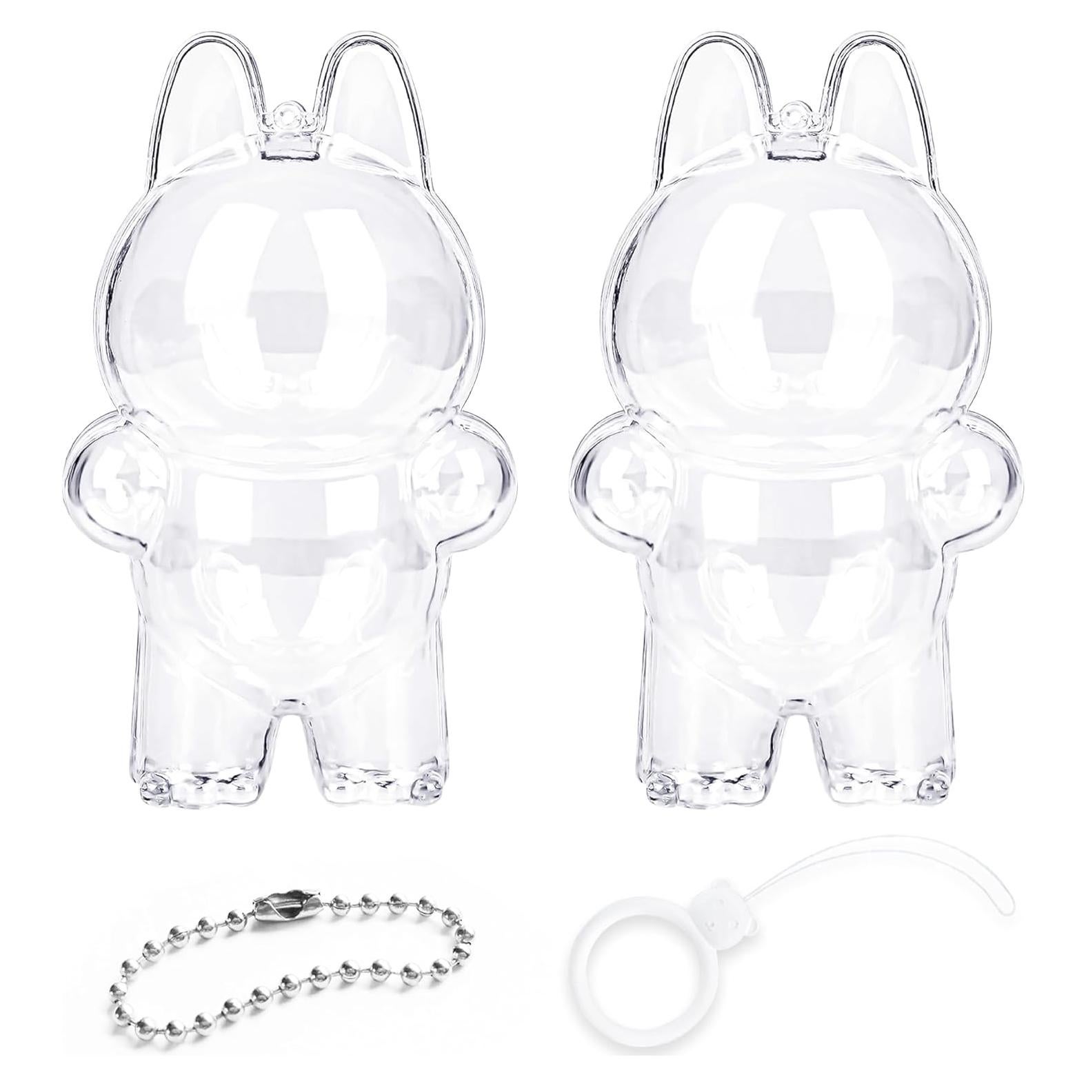 Set de 2 Fundas Protectores Acrílicos para Muñeca 17cm